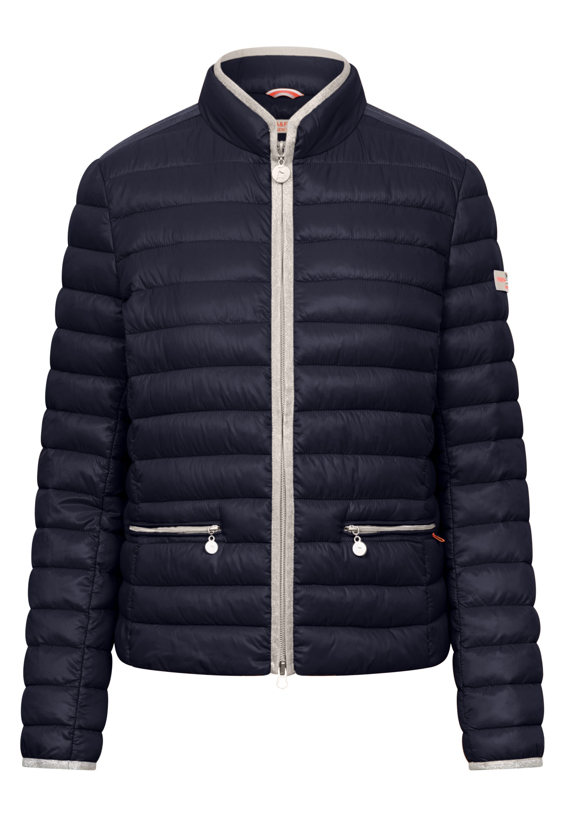 Frieda & Freddies Sister Judy Quilted Jacket Medium Blue 36 2
