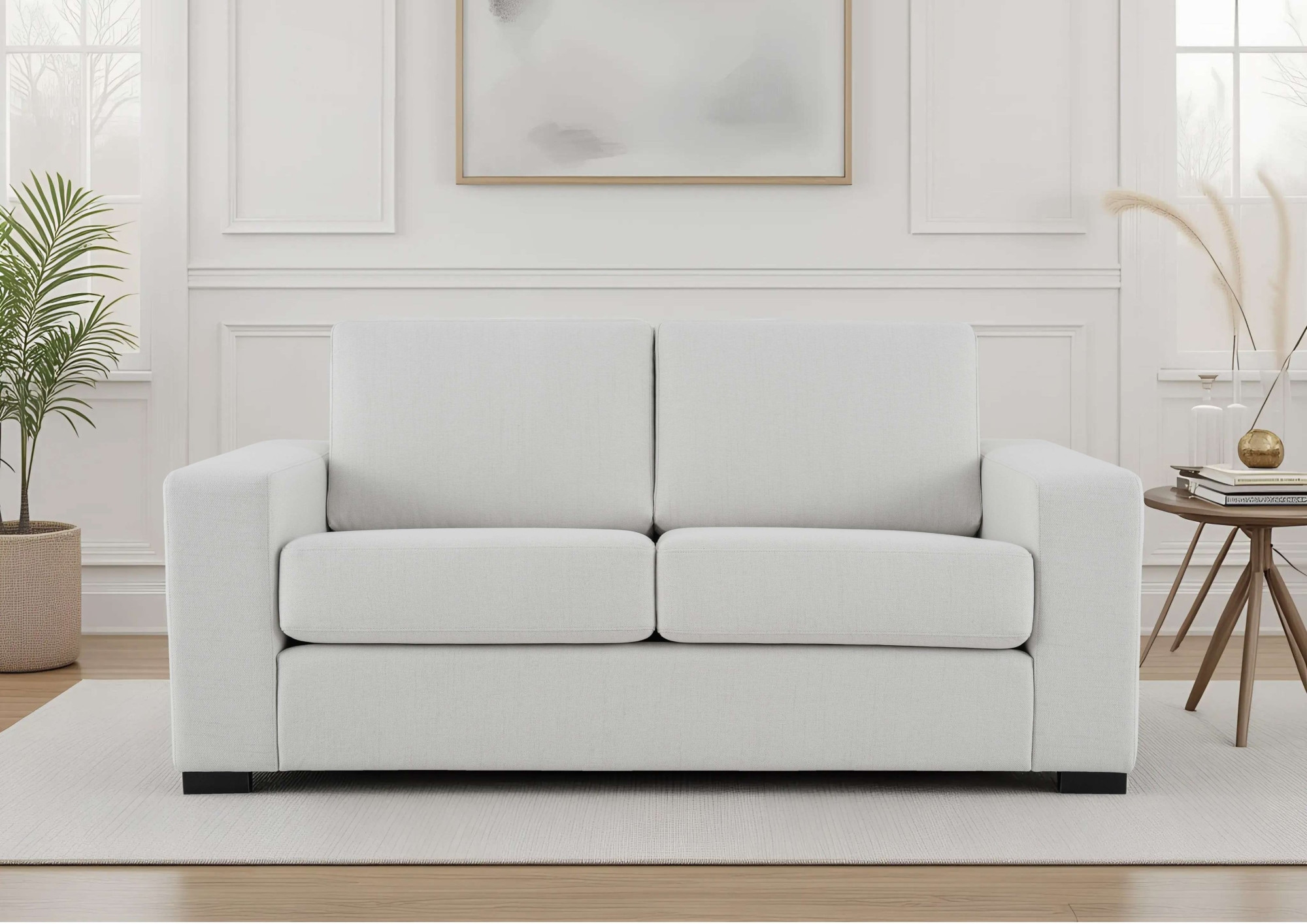 Home affaire 2-Sitzer "Branwell" Breite 175 cm, Struktur fein, mit Wellenun günstig online kaufen