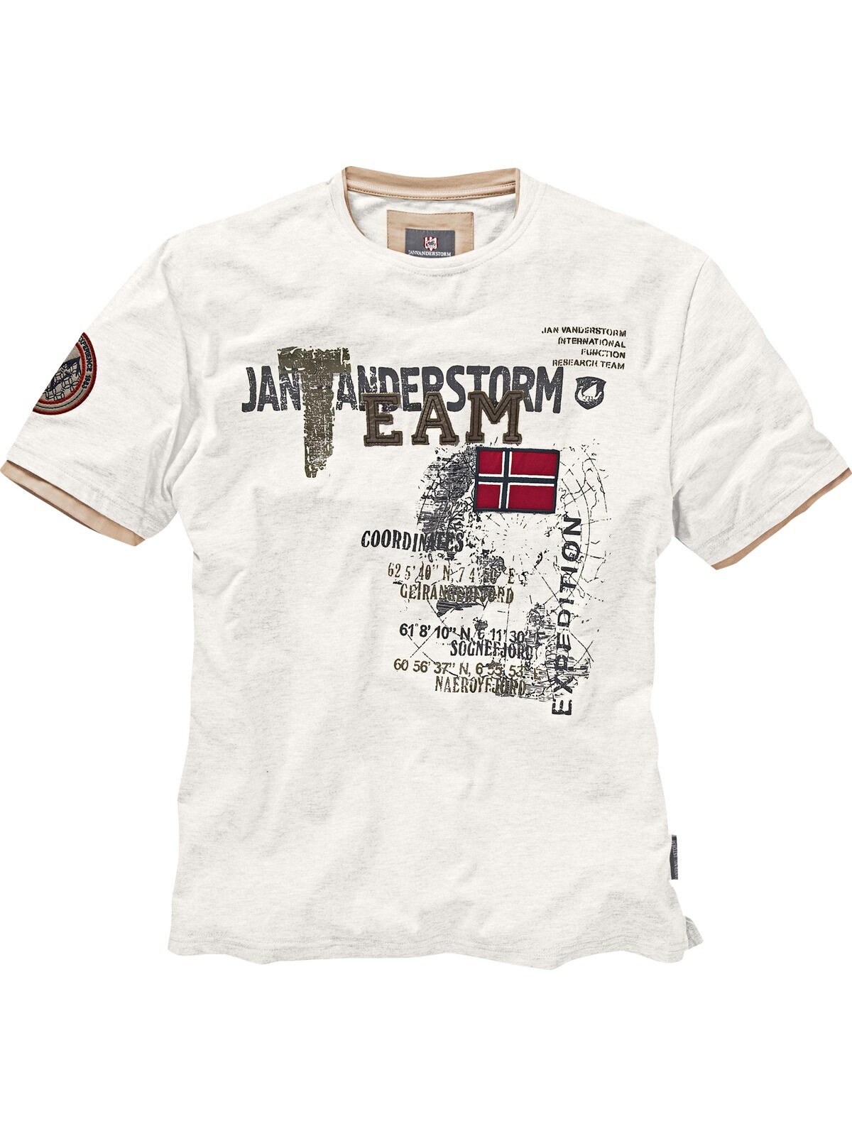 Jan Vanderstorm T-Shirt »T-Shirt SÖLVE«