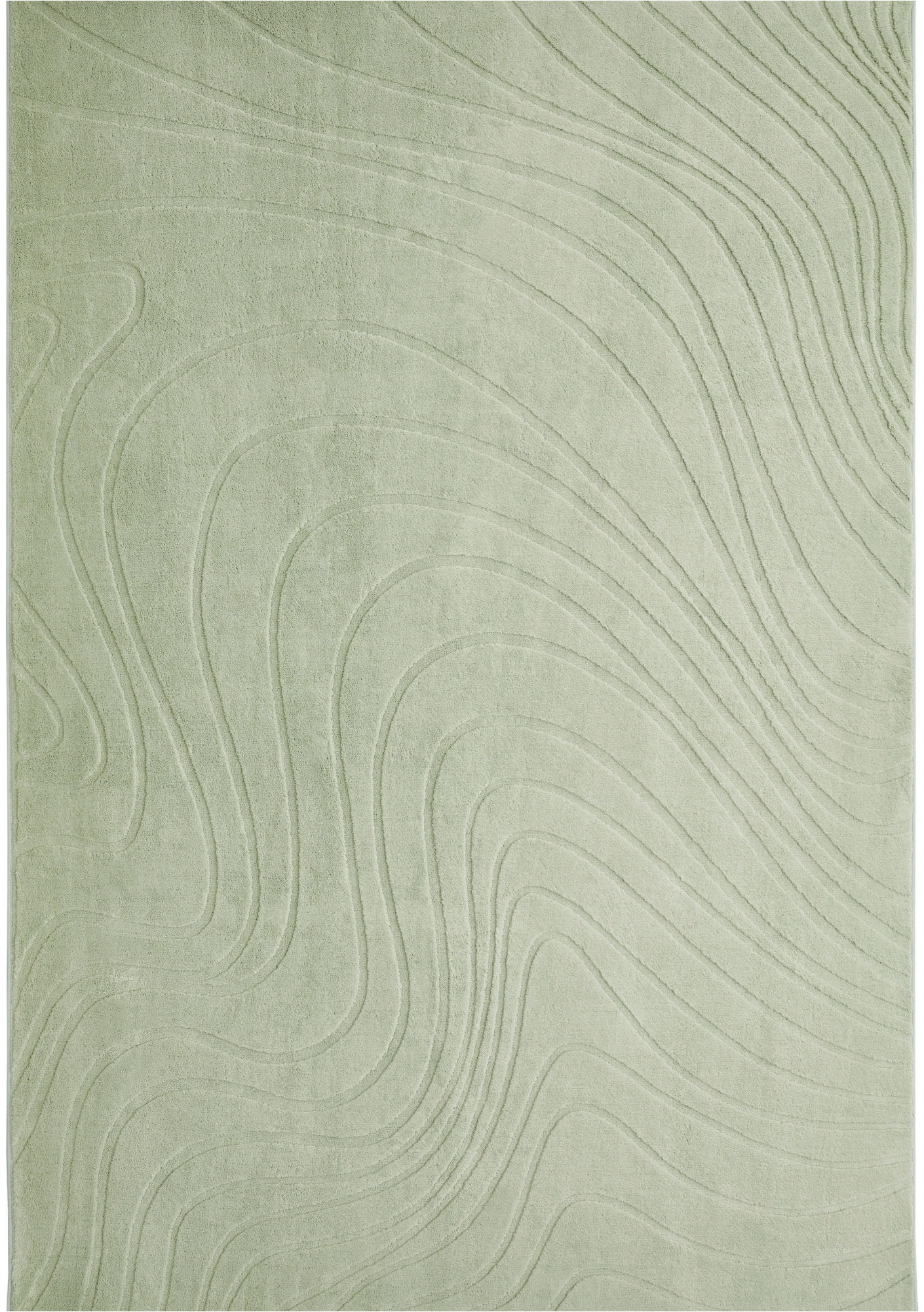 Andiamo Teppich "Dale" rechteckig 10 mm Höhe Uni Farben, Hoch-Tief-Struktur günstig online kaufen