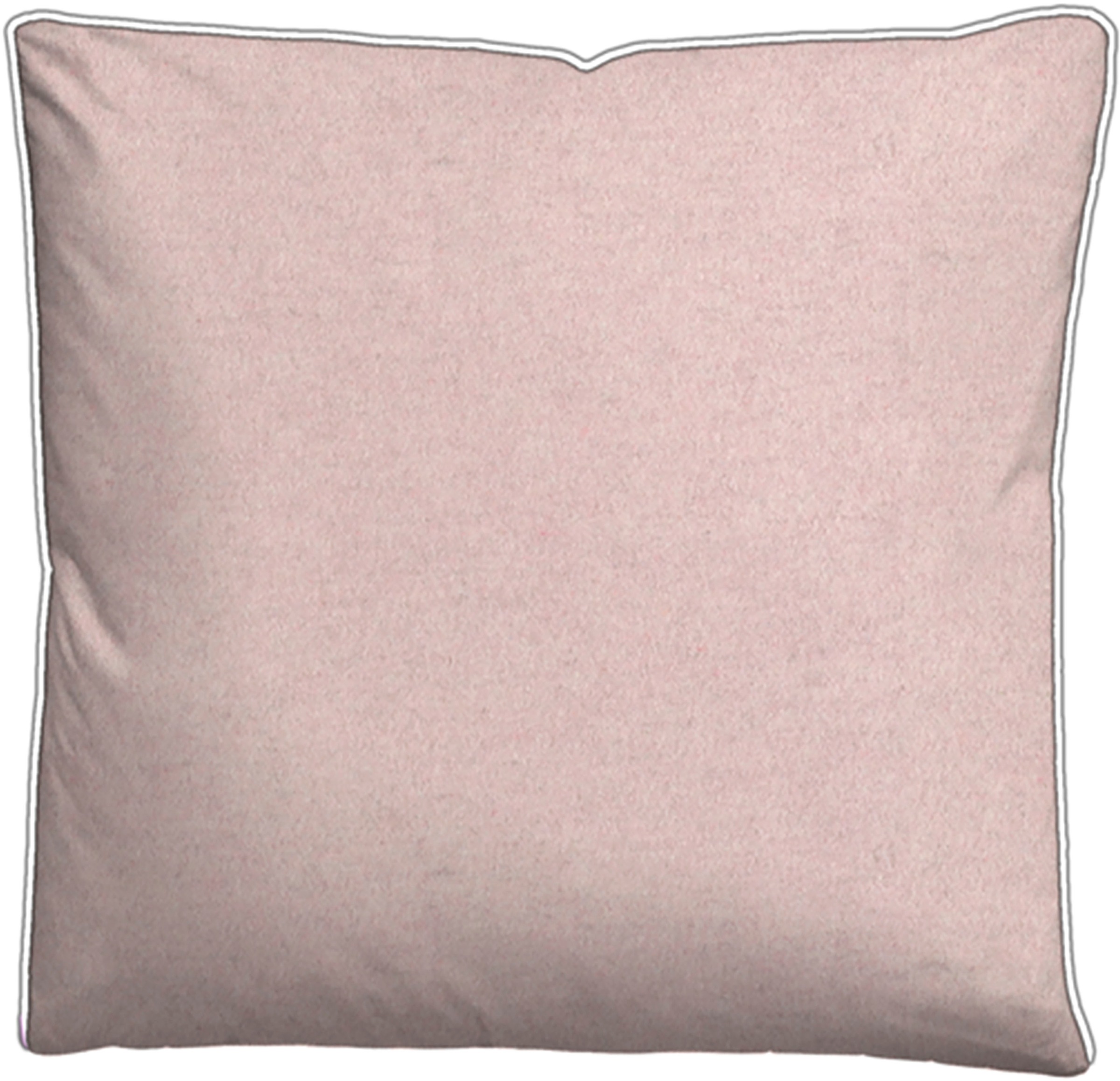 Thumbnail - Biberna Kissenbezug "Hermal Flanell mit Reißverschluss, Melange-Optik, Wendekissenbezug" Feinflanell, Made in Germany ze...