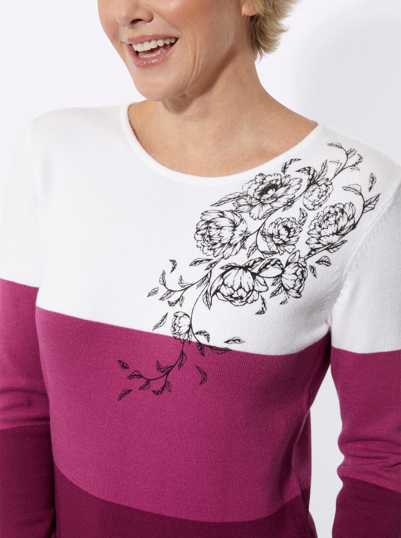 Classic Strickpullover »Langarm-Pullover«