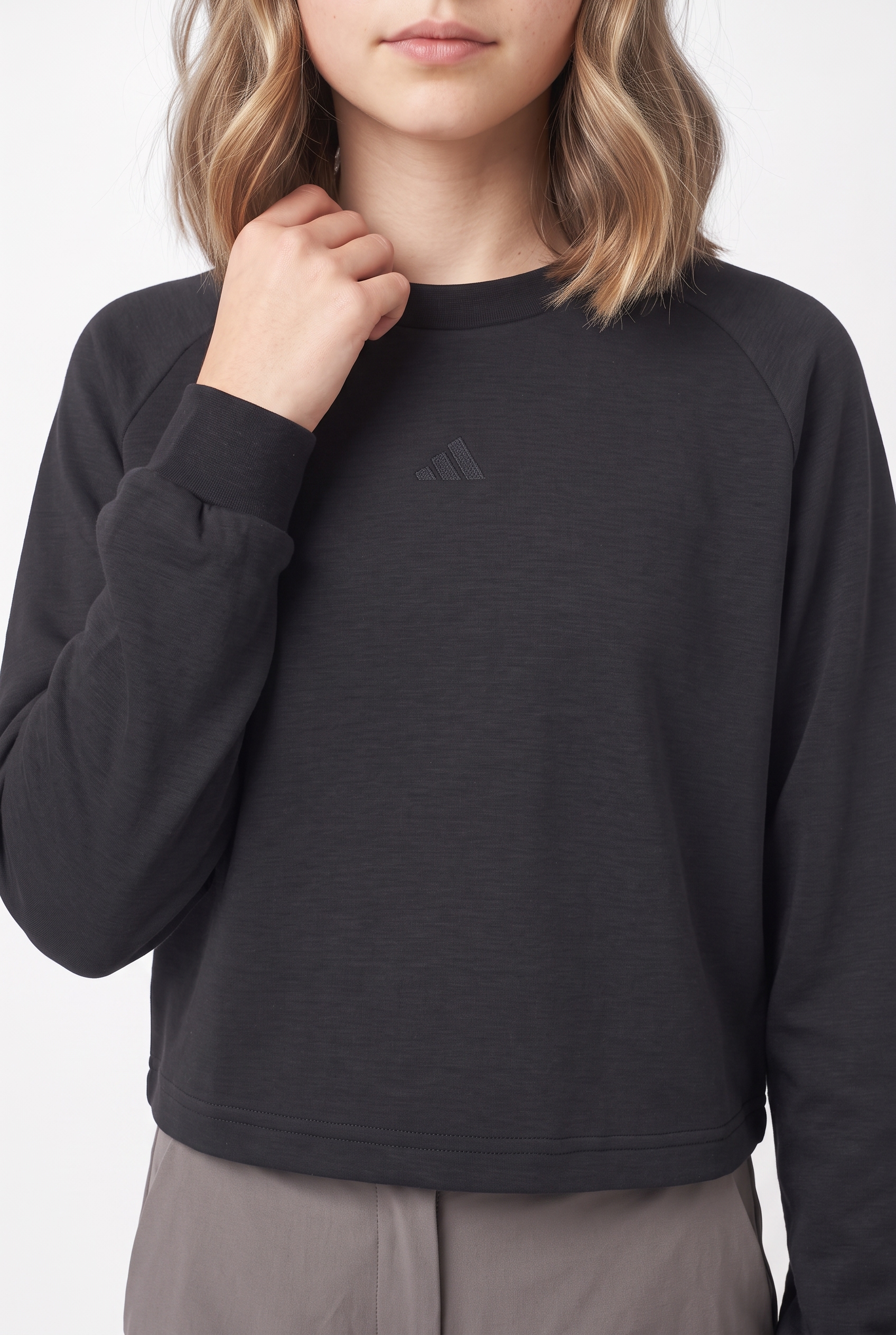 adidas Sportswear Sweatshirt »ADIDAS GIRLS«, für Kinder, mit Rundhalsausschnitt, ohne Verschluss

