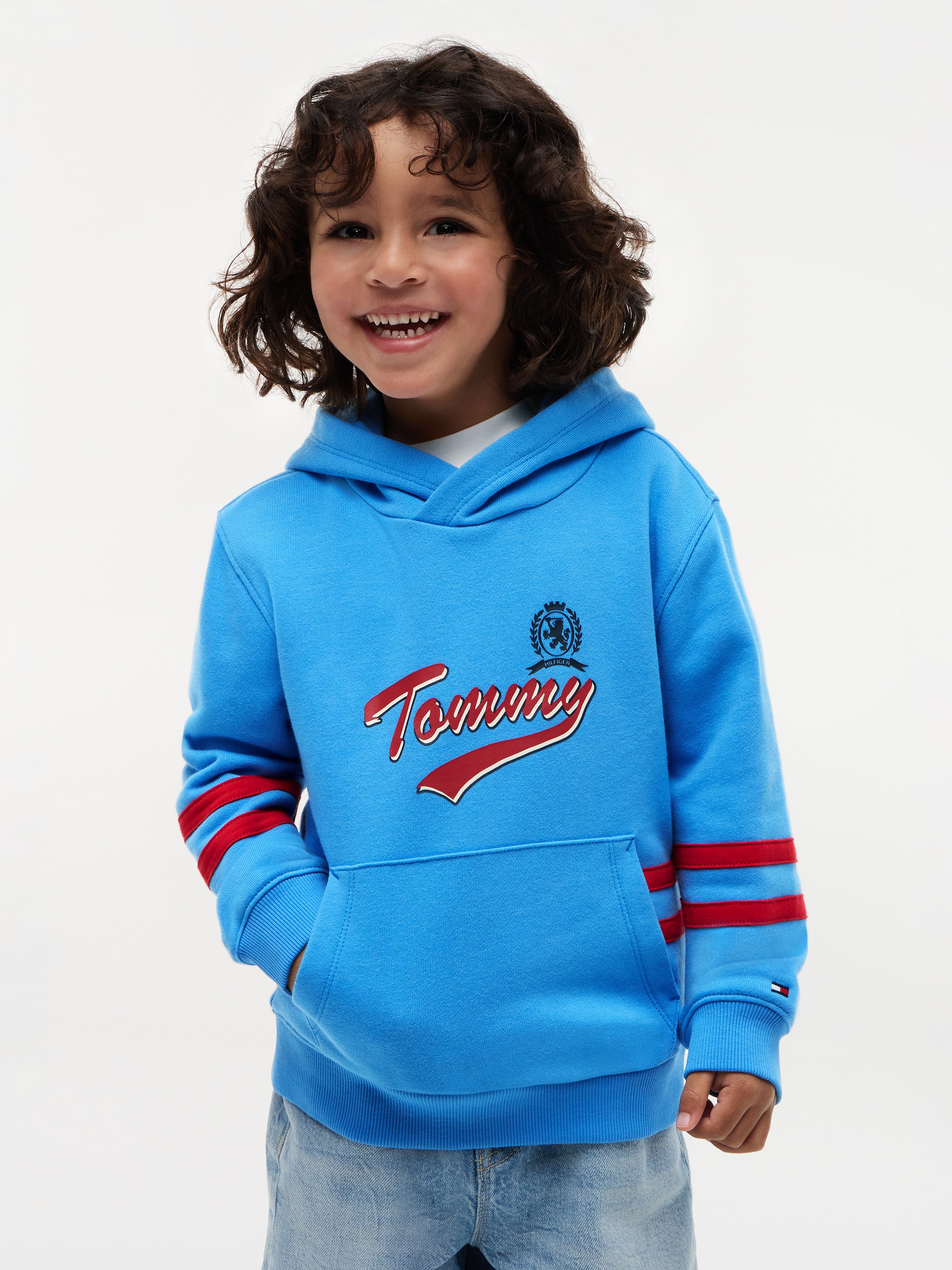 Tommy Hilfiger Kapuzensweatshirt, Regular Fit, Kinder bis 16 Jahre, Tommy-Druck