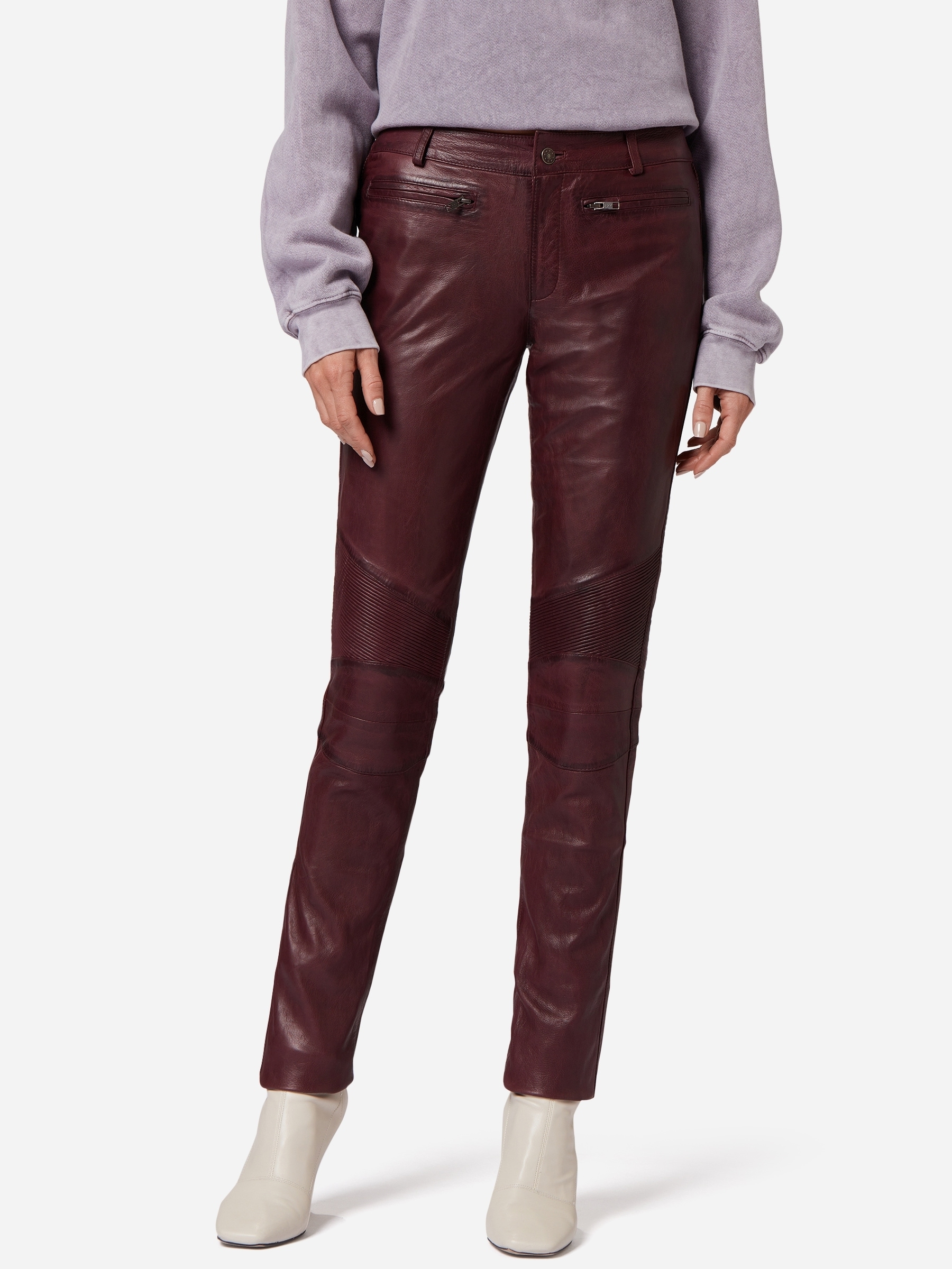 RICANO Bikerhose »Lederhose Donna«  Handgefertigt aus echtem Leder