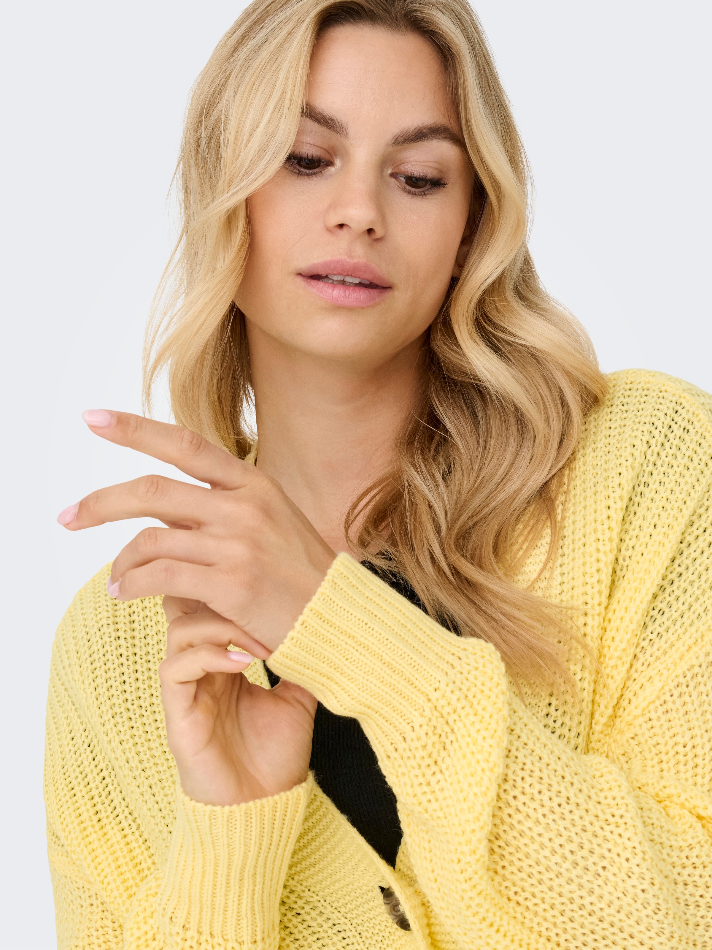 Thumbnail - ONLY Strickjacke "ONLCAROL NICE L/S CARDIGAN KNT NOOS" Kunstfaser, regular fit