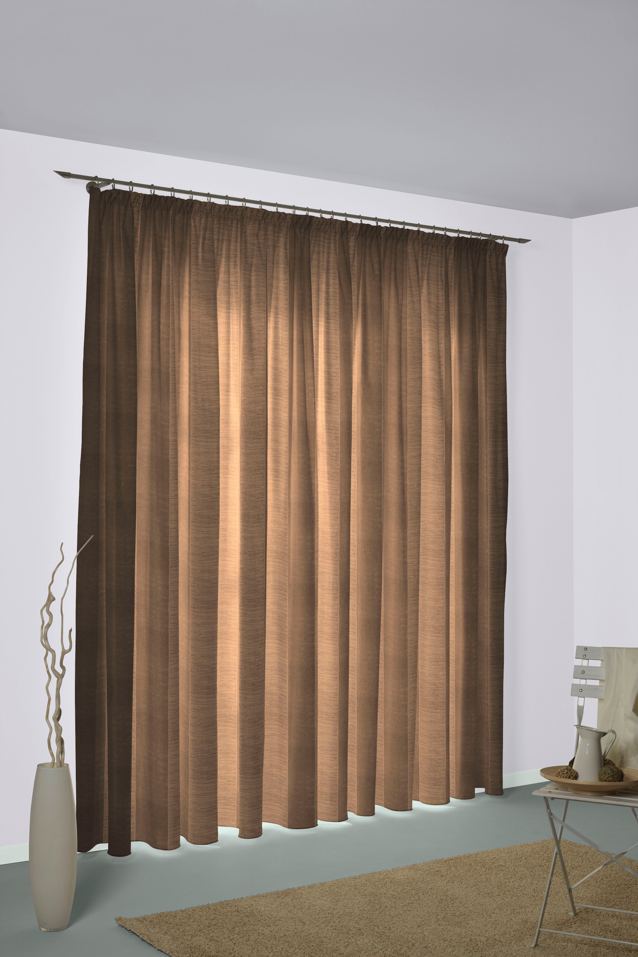 Wirth Vorhang "Niederau" Smokband 1 Stk. tlg. günstig online kaufen