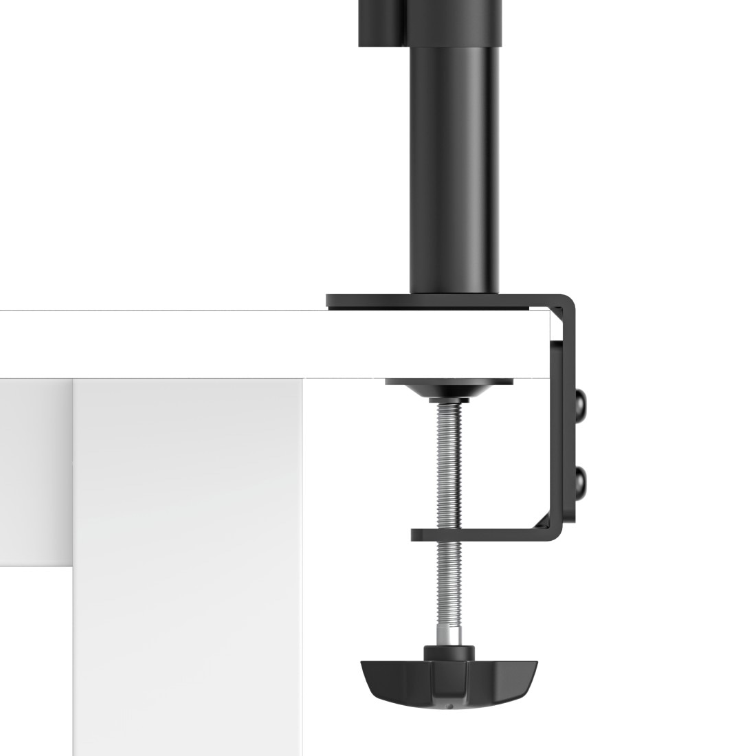 Hama Monitor-Halterung »Dreifach Monitorhalterung höhenverstellbar für 13-27 Zoll« bis 69 cm Zoll 3 Monitore, 360° Rotation, VESA, Kabelmanagement, Stahl
