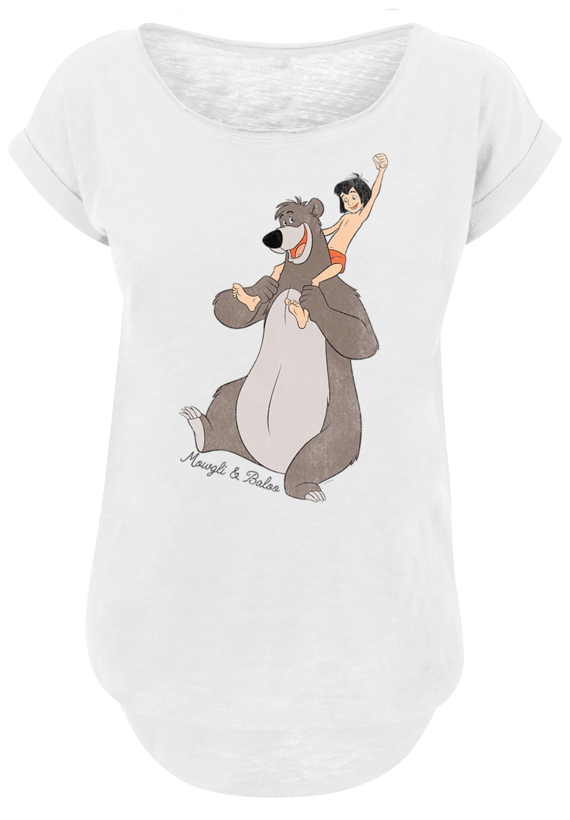 F4NT4STIC T-Shirt »Dschungelbuch Mogli und Balu«, Print