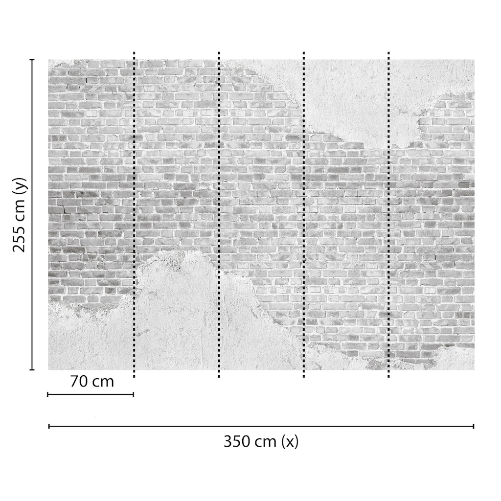 living walls Fototapete »Designwalls Old Brick Wall«