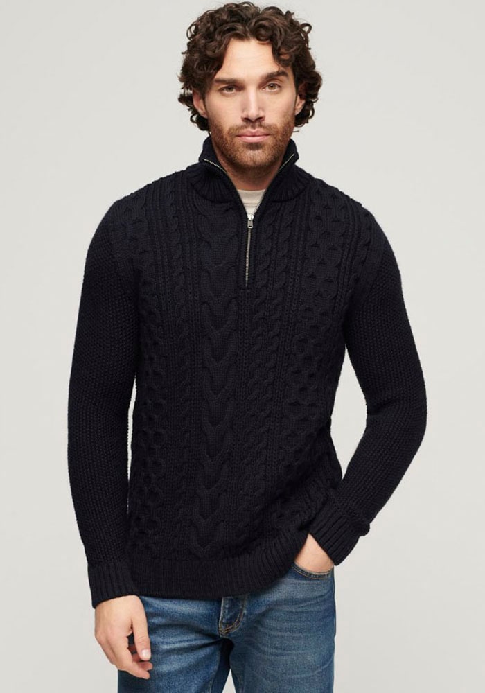 Superdry Strickpullover Jacob (1-tlg) günstig online kaufen