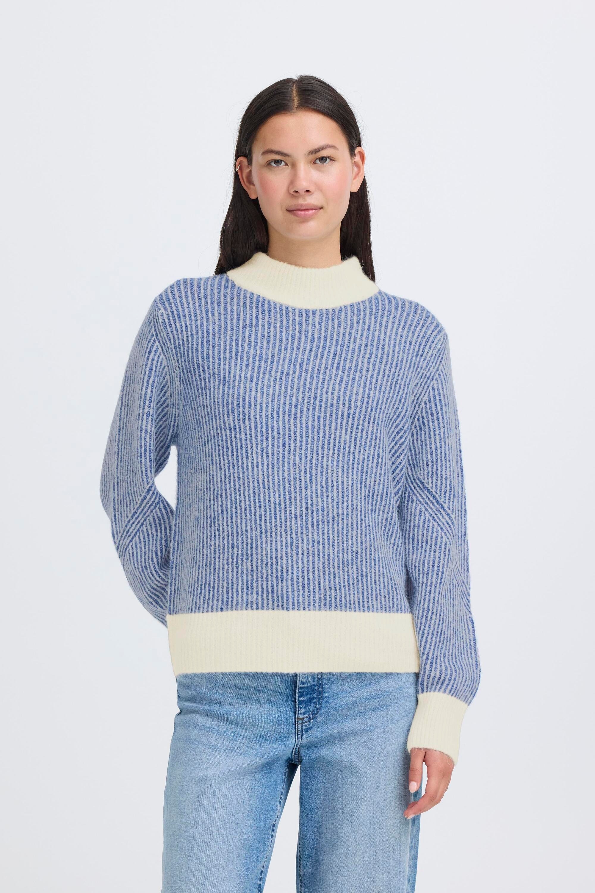 Ichi Strickpullover »Damen Langarm IHKAMARA«