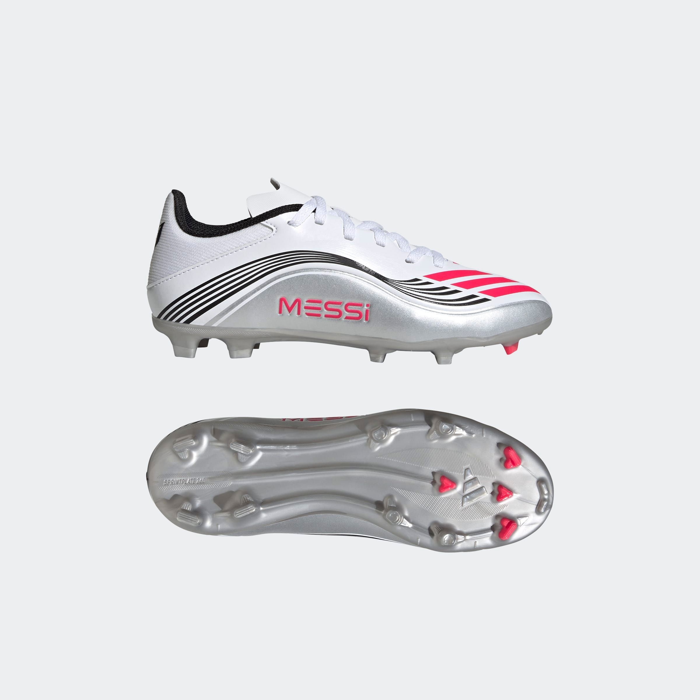 adidas Performance Fußballschuh »F50 MESSI LEAGUE KIDS FG/MG«, geeignet für Rasen- und Kunstrasenplätze