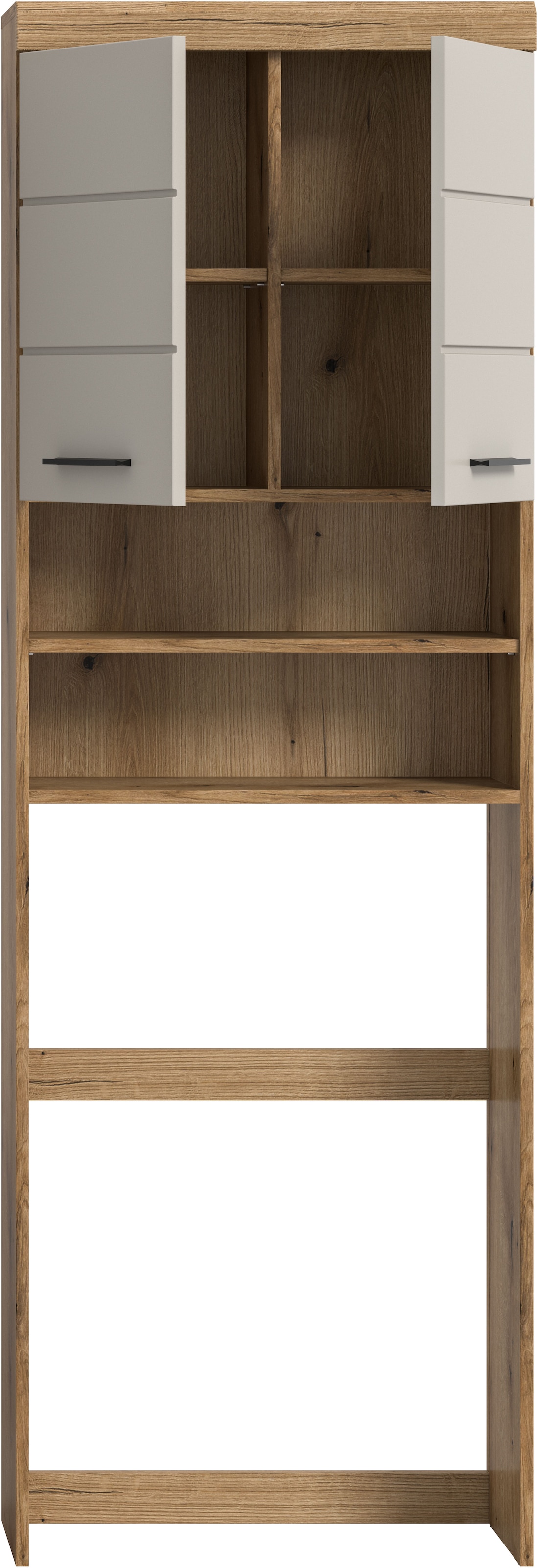 welltime Waschmaschinenumbauschrank »SIENA, Breite 63cm, für Waschmaschine & Trockner, 2 Türen, MDF-Front« TOPSELLER!,  in verschiedenen Farben, Überbauschrank, Umbauschrank, Badschrank