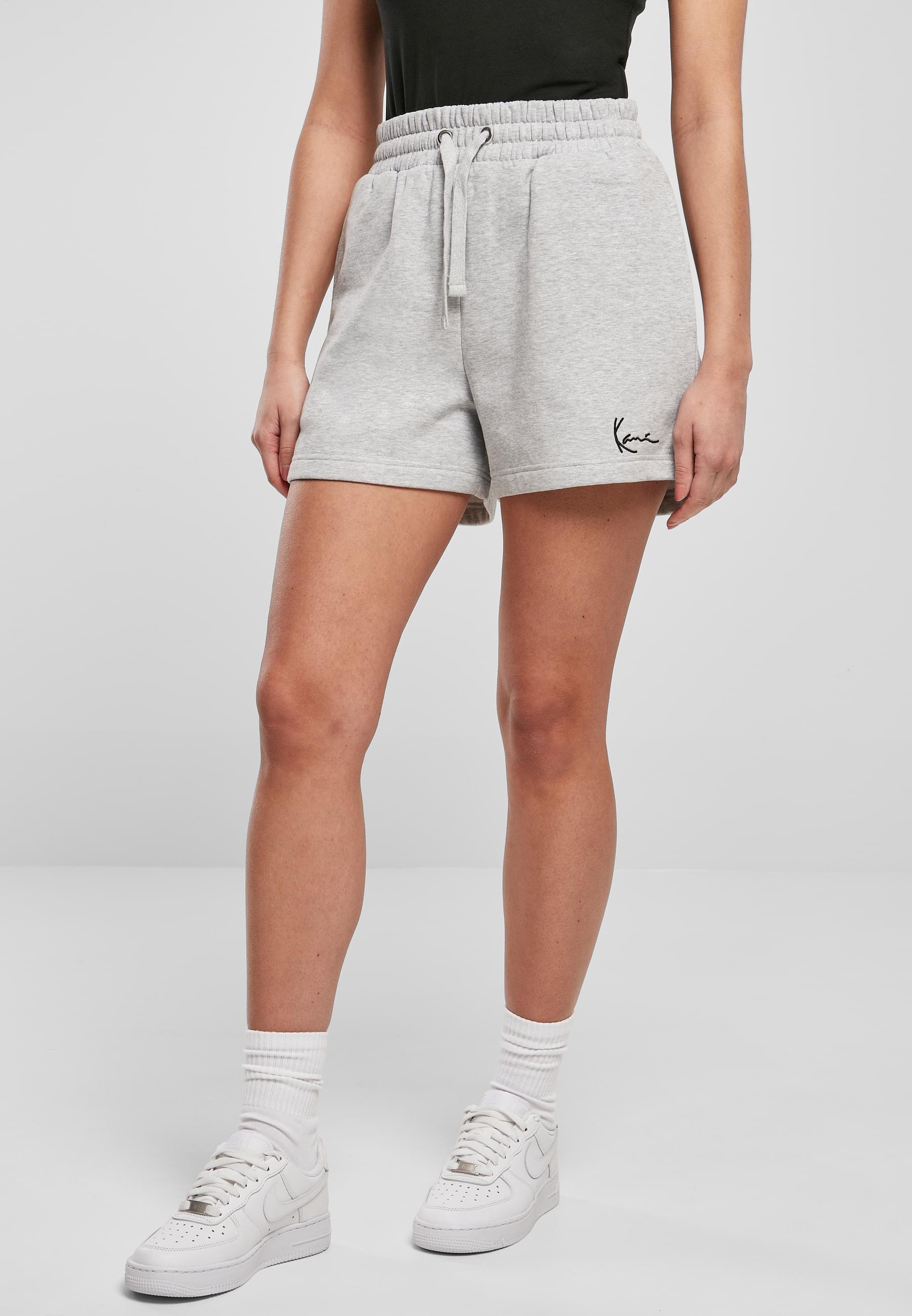 Karl Kani Radlerhose »Karl Kani Damen KW-PS011-013-03 Small Signature Shorts ash grey«, (1 tlg.)