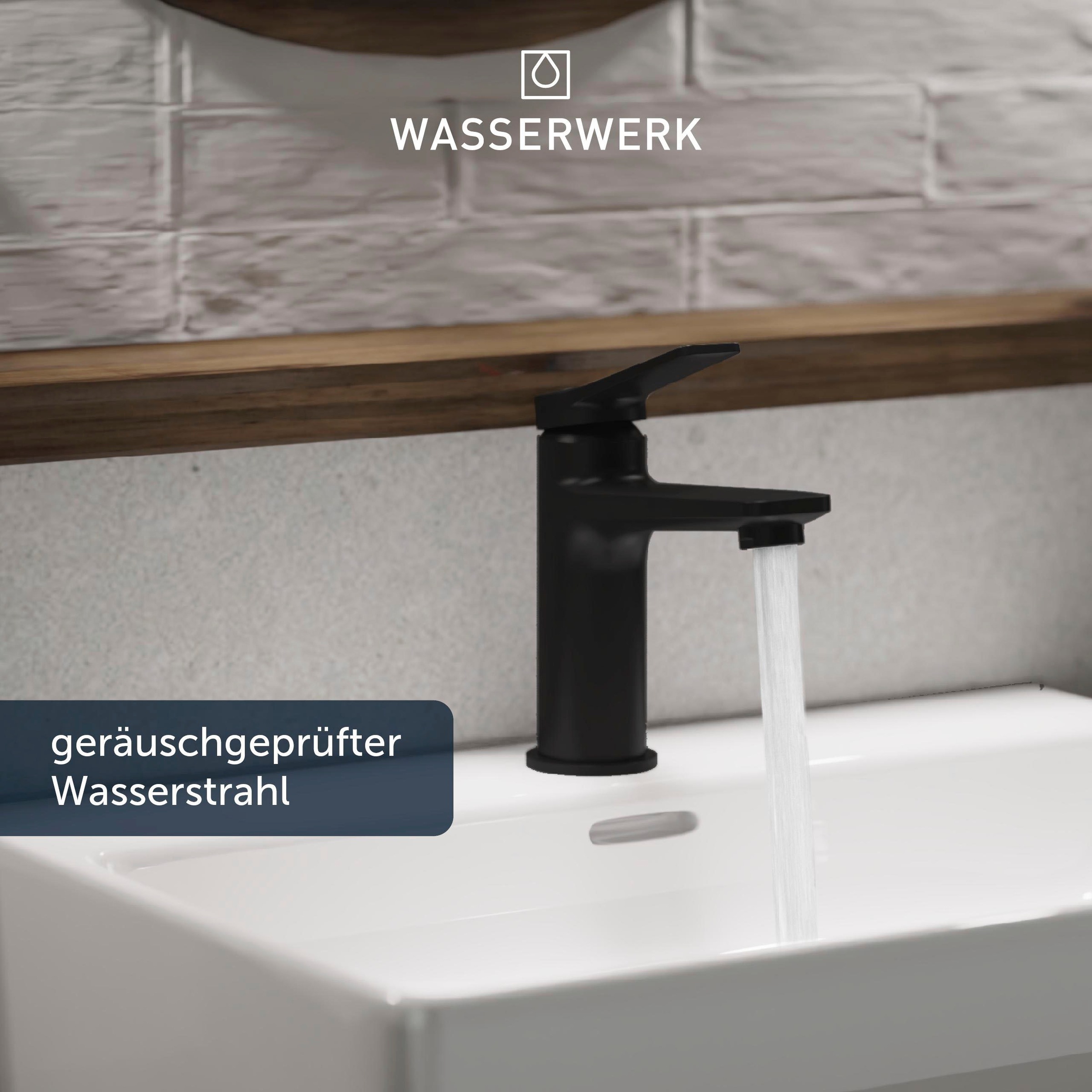 WASSERWERK Waschtischarmatur »WT 12«, inkl. Popup, wassersparend