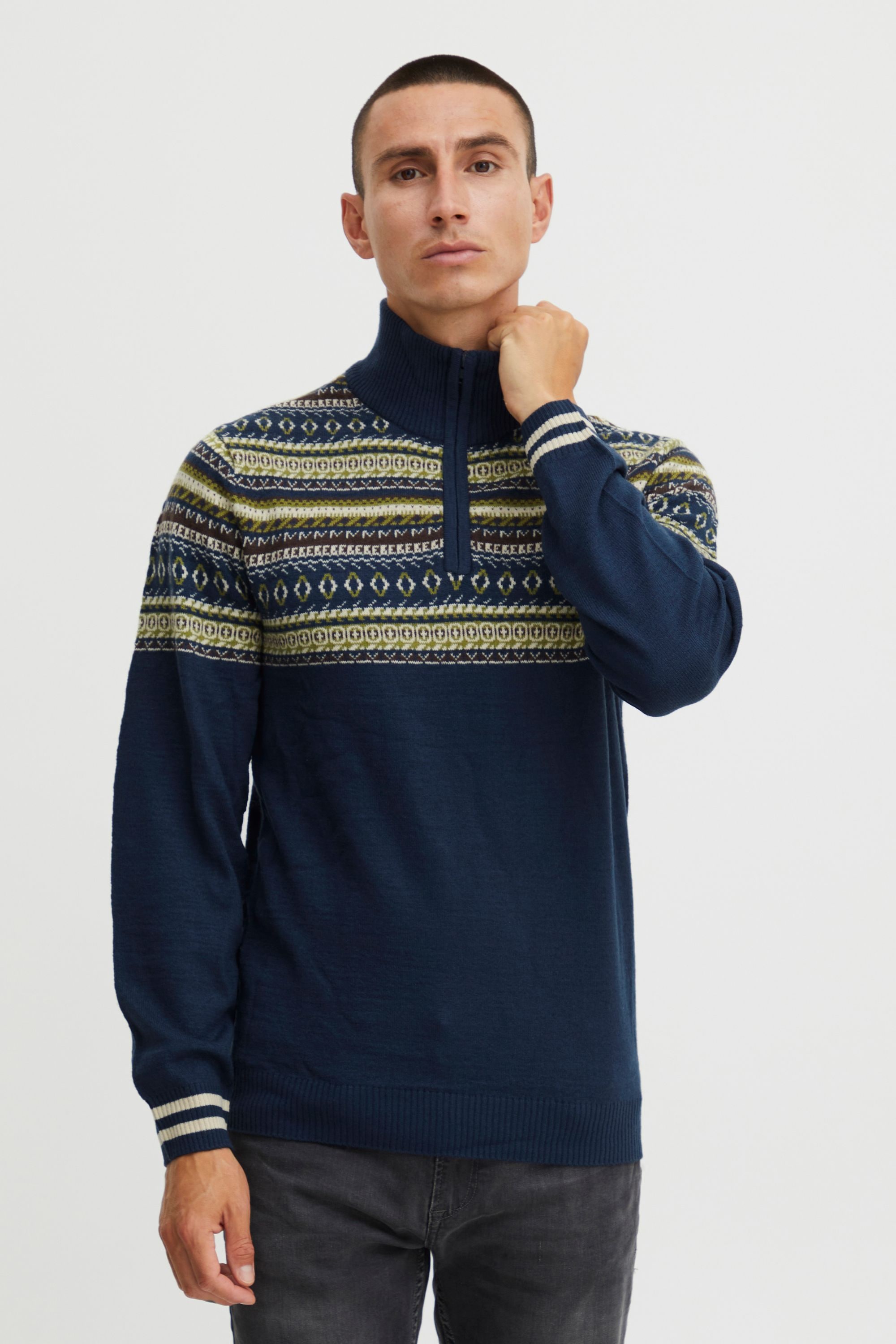 Blend Strickpullover "BHGrote", Stilvoller Feinstrick-Troyer günstig online kaufen