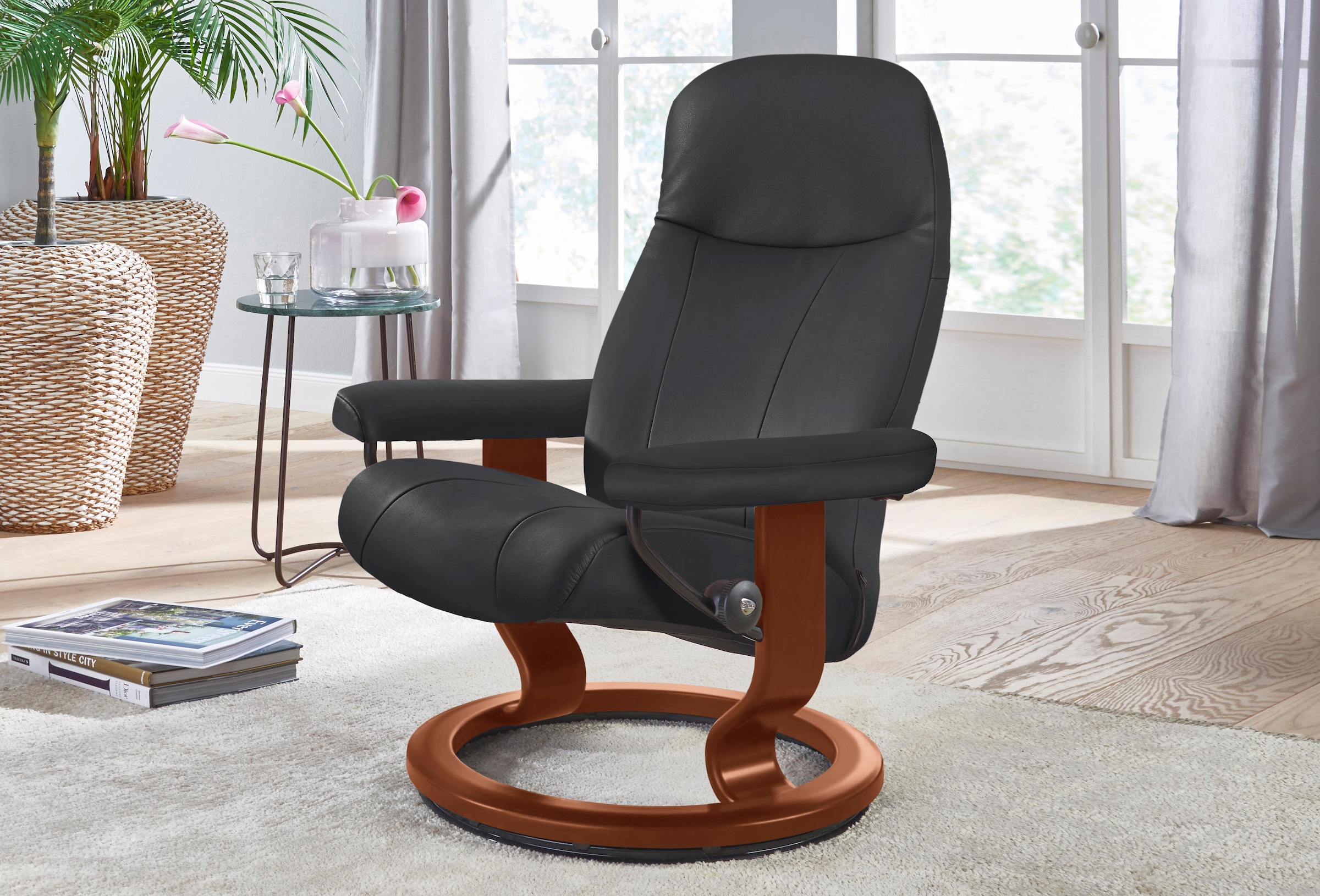 Stressless Relaxsessel "Garda", mit Classic Base, Größe L, Gestell Braun