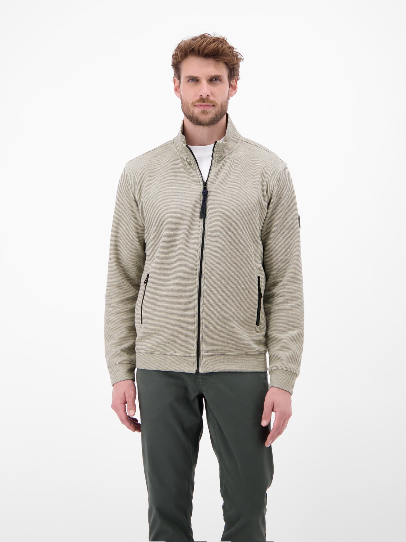 LERROS Sweatjacke mit Stehkragen günstig online kaufen