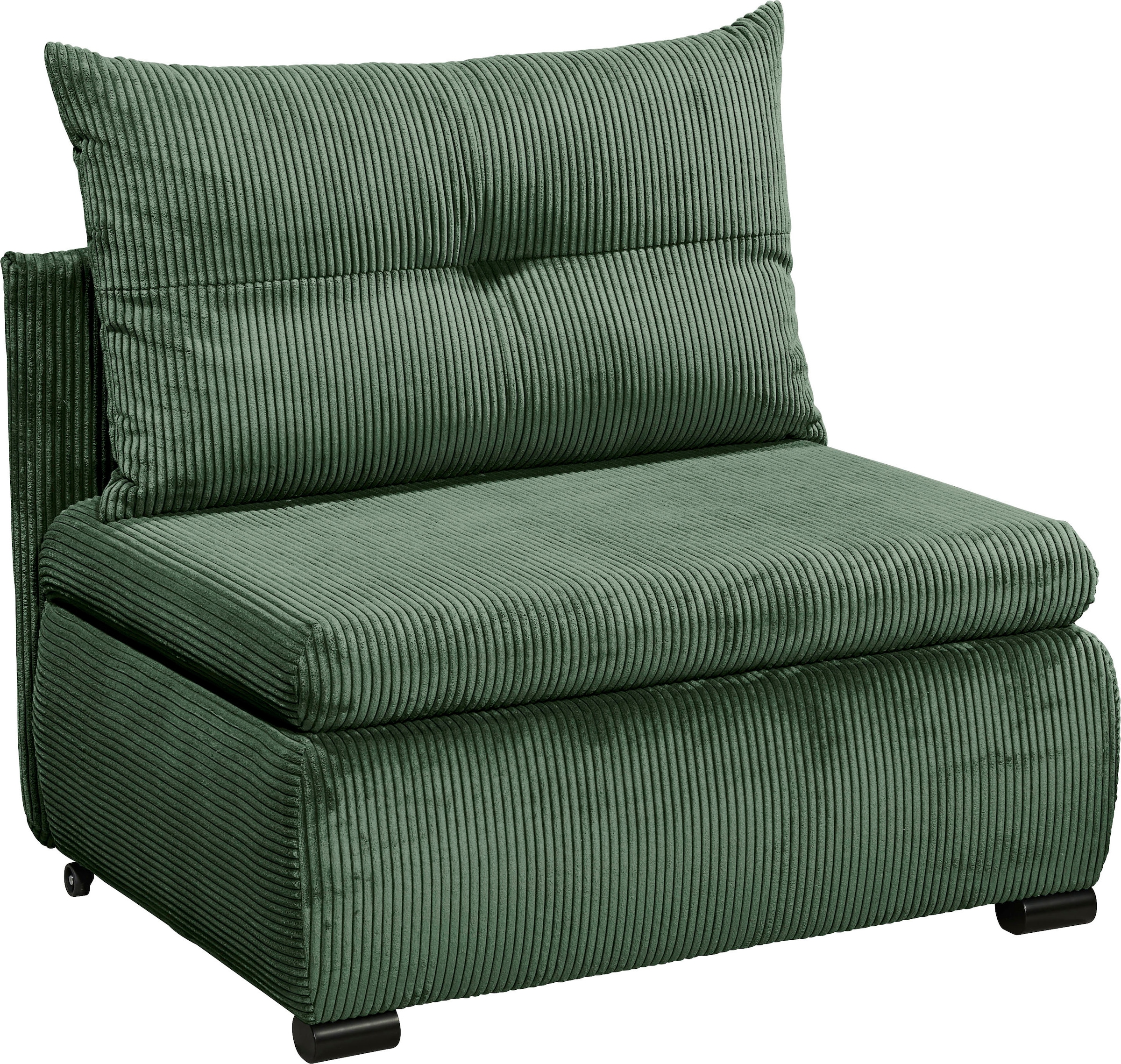 ED EXCITING DESIGN Schlafsofa »Charlie«, Schlafsessel mit Bettkasten & 1 Rückenkissen