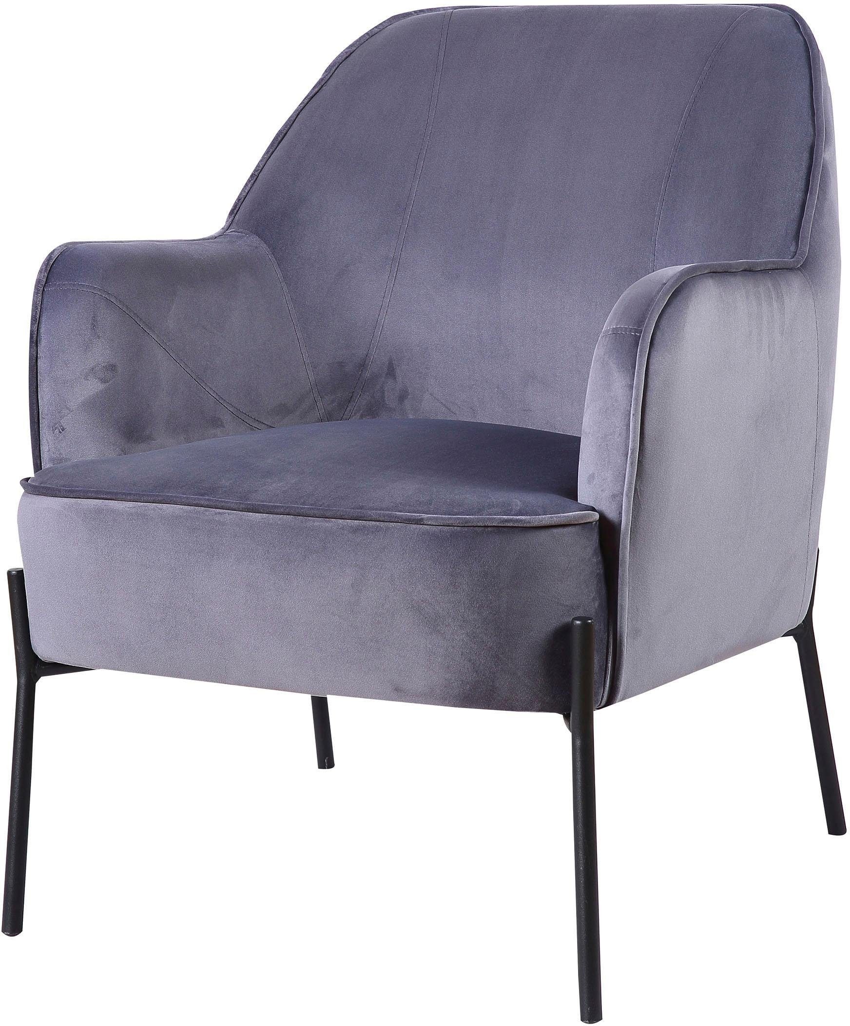 Homexperts Sessel »Tiffy«, (1 St.), Sessel wahlweise mit Hocker