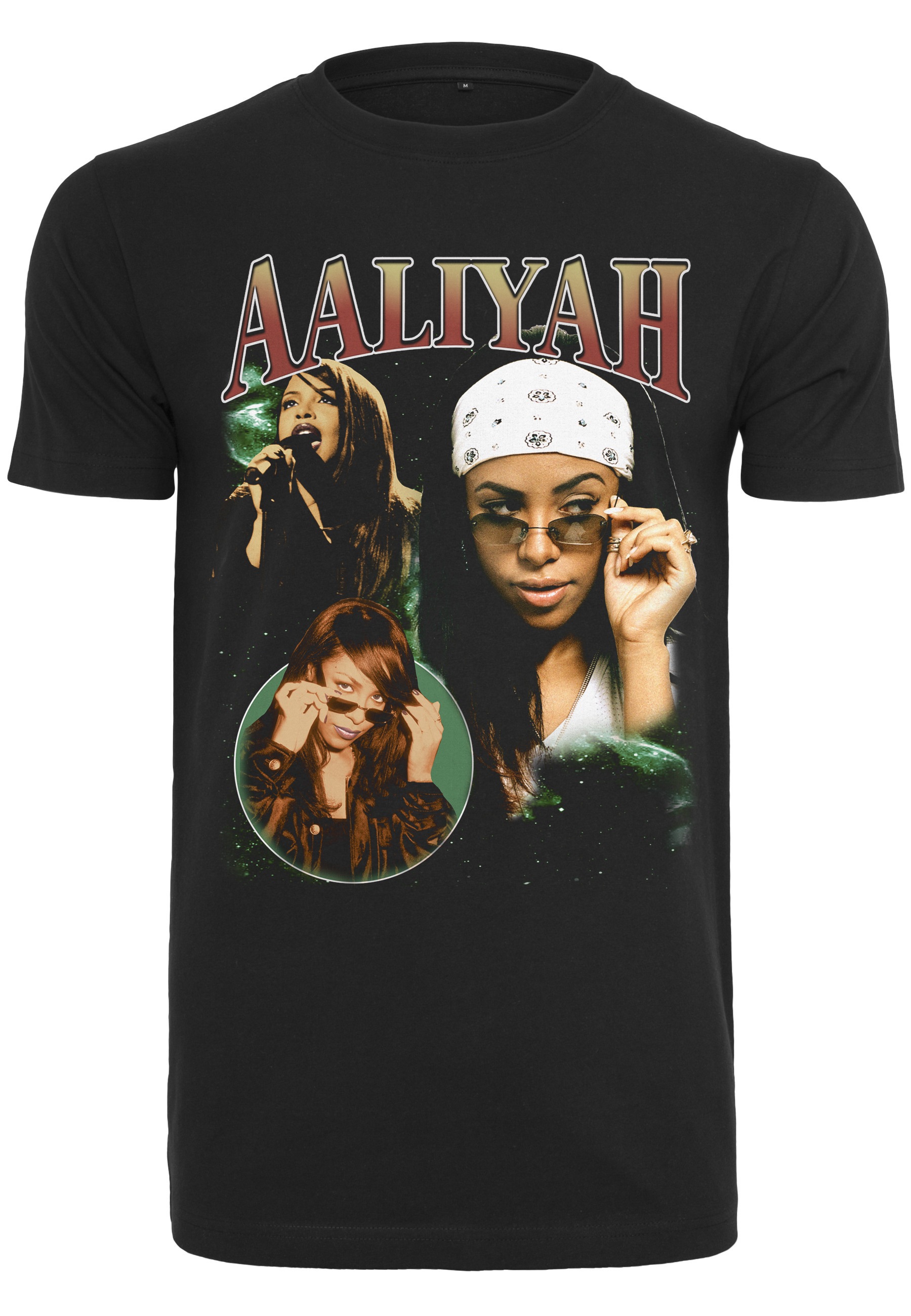 Merchcode T-Shirt "Merchcode Herren Aaliyah Retro Tee" 1 Stk.