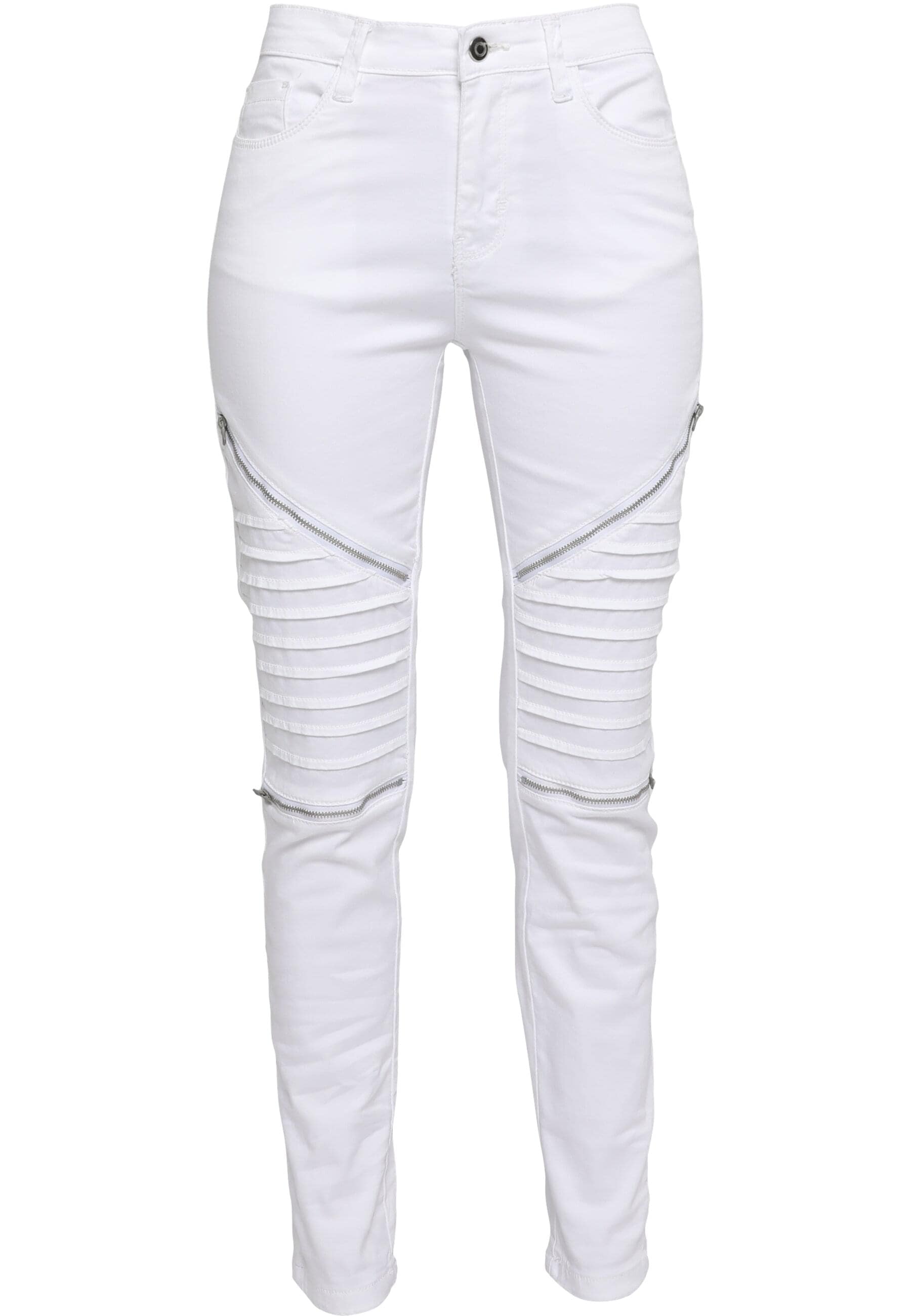 URBAN CLASSICS Bequeme Jeans "Urban Classics Damen Ladies Stretch Biker Pants", (1 tlg.)