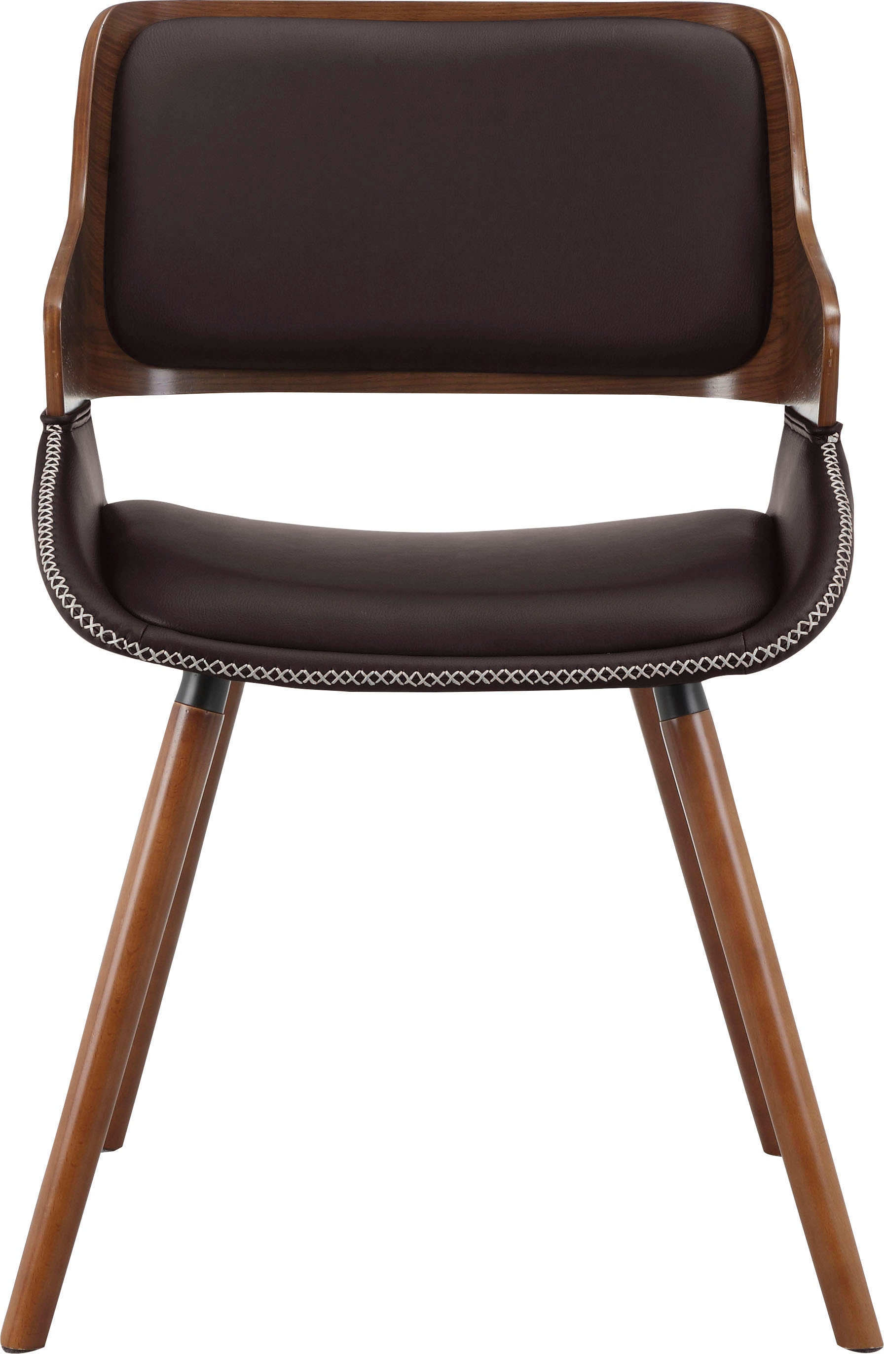 INOSIGN Armlehnstuhl »Yanara«, 2 St., Sitzhöhe Rückenkissen, und | BAUR festmontierten 47,5 Pappelholz, Kunstleder, Sitz- cm kaufen