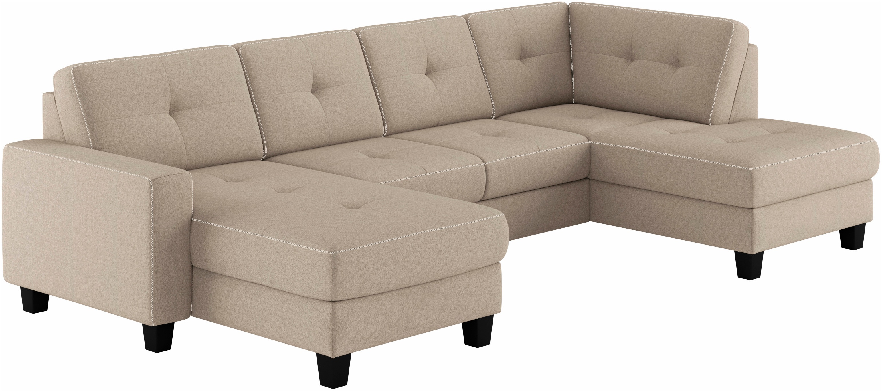 Thumbnail - PLACES OF STYLE Wohnlandschaft "Varese" wahlweise mit Bettfunktion und Bettkasten