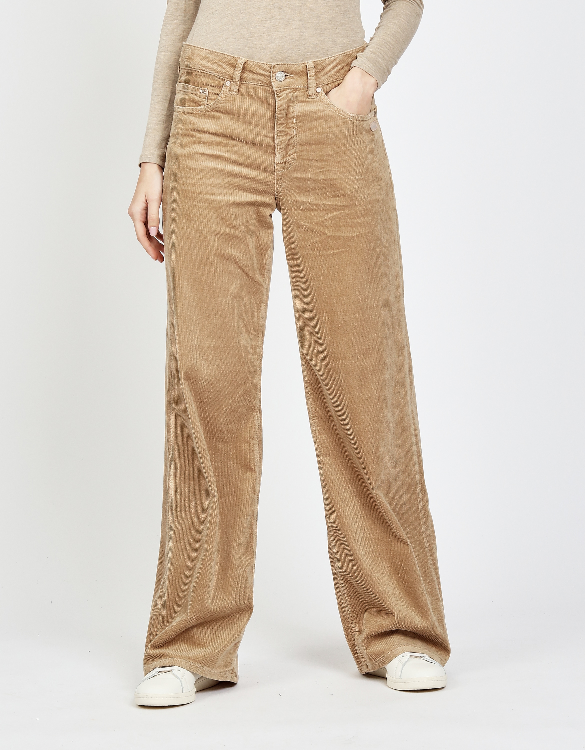 GANG Stoffhose "GANG Hosen Wide Fit 94CARLOTTA LONG" günstig online kaufen