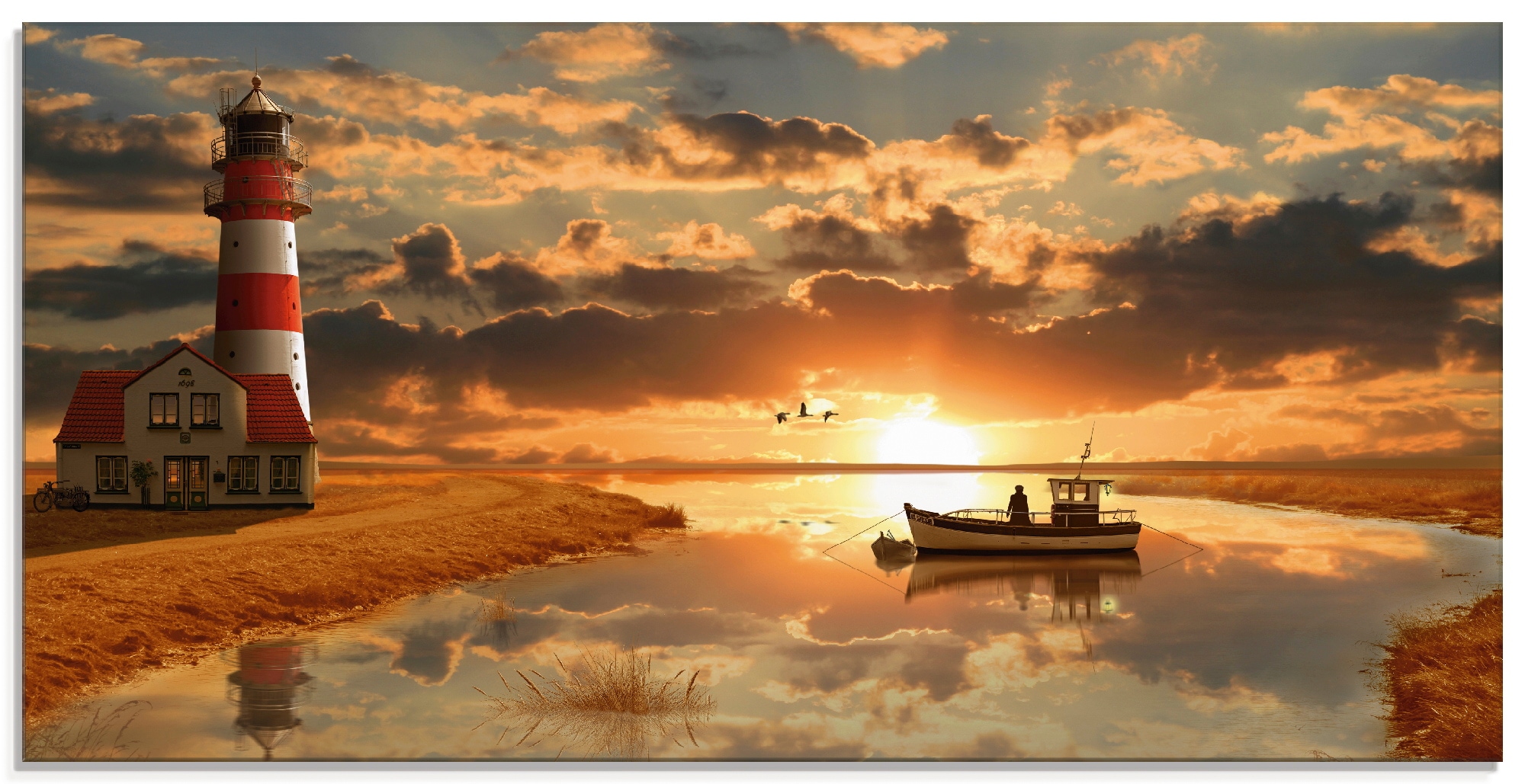 Artland Stiklinis paveikslas »Maritime Idylle ...