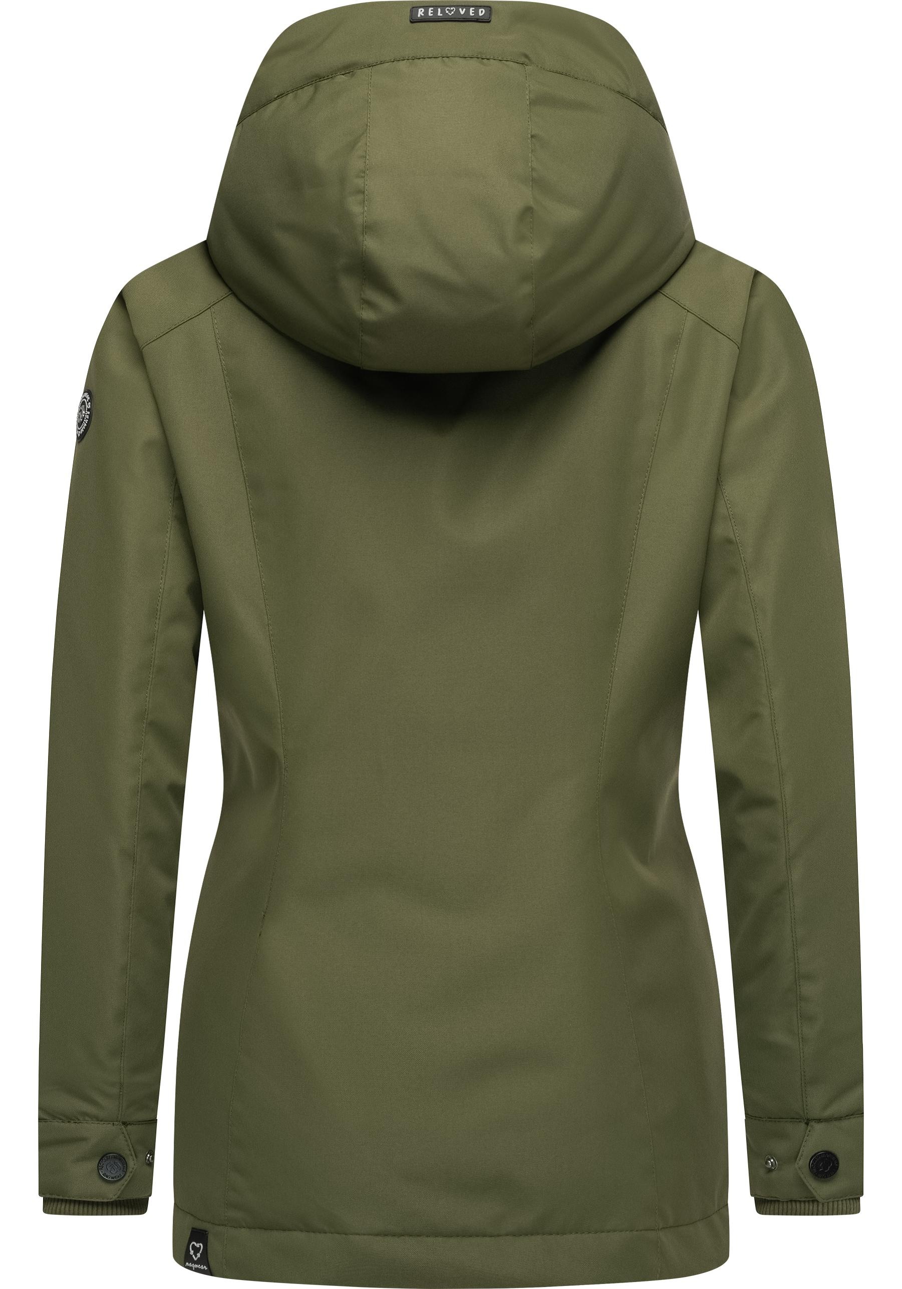 Ragwear Winterjacke »Jazmin Remake II Intl.«, mit Kapuze, wasserdichte Outdoorjacke mit Kapuze