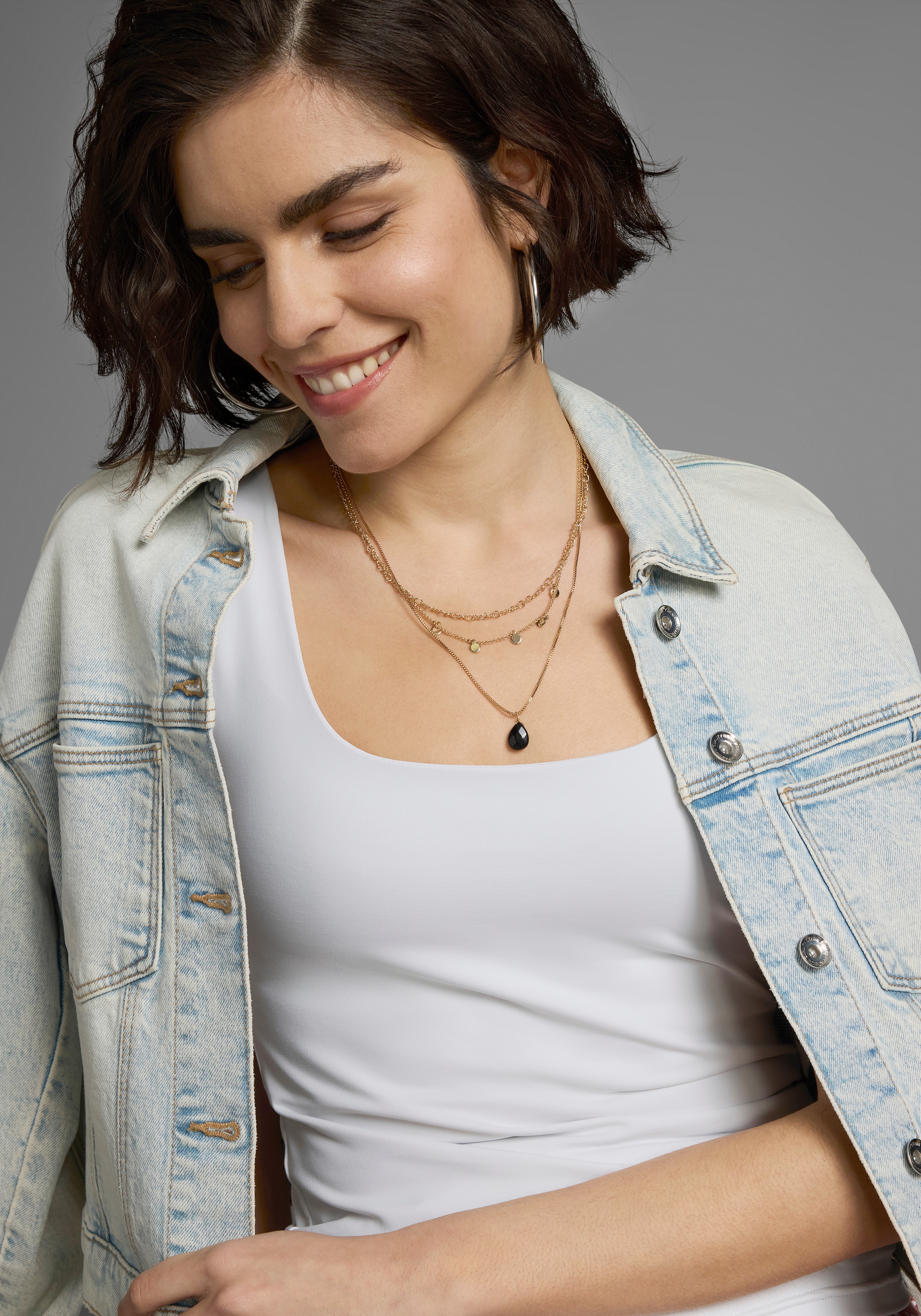 Laura Scott Tanktop, mit modischem Karree-Ausschnitt - NEUE KOLLEKTION