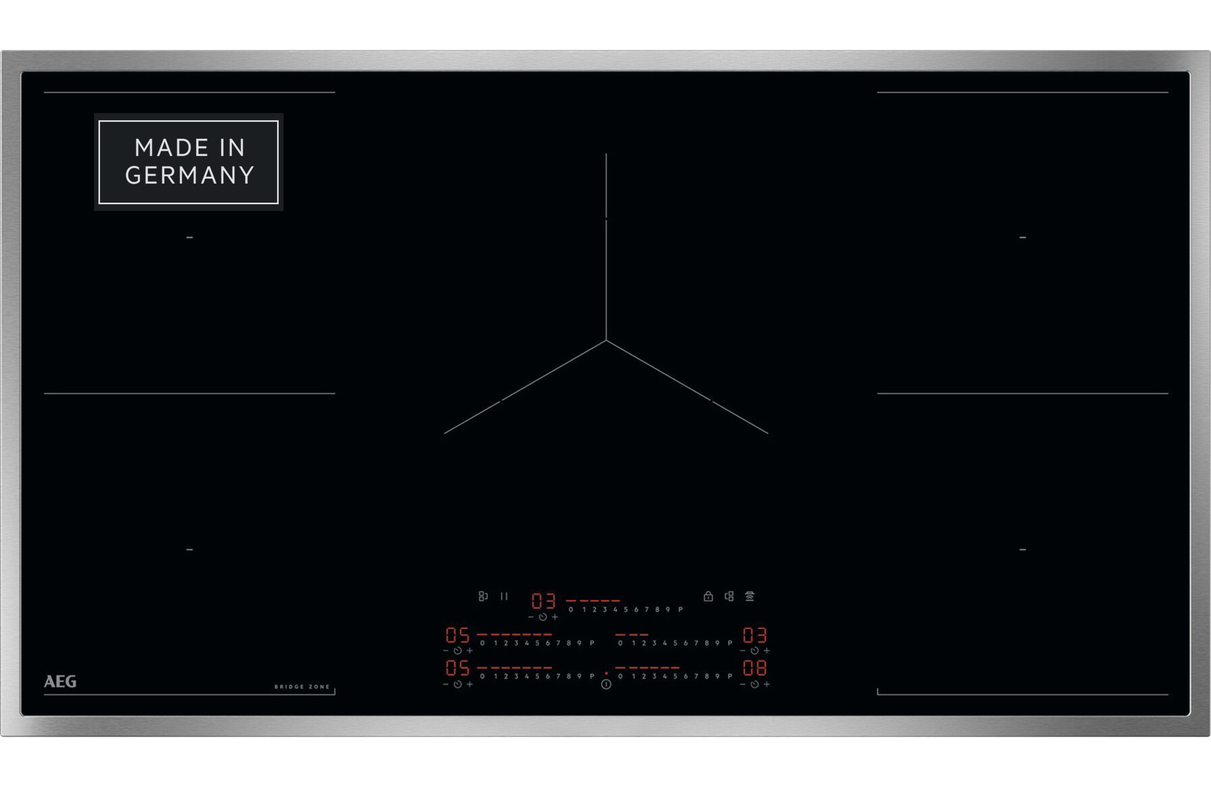 AEG Induktions-Kochfeld "TK95IN08UB", mit Bridge-Funktion