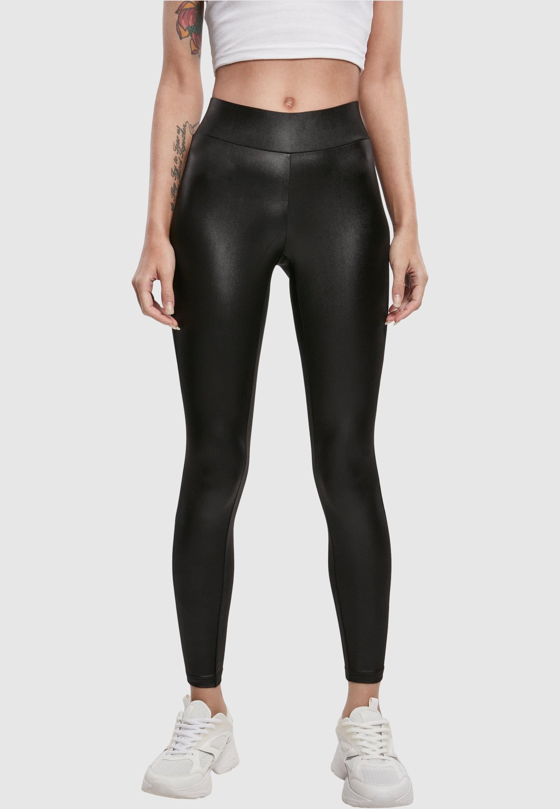 URBAN CLASSICS Leggings »Urban Classics Damen Ladies Synthetic Leather Leggings«, (1 tlg.)