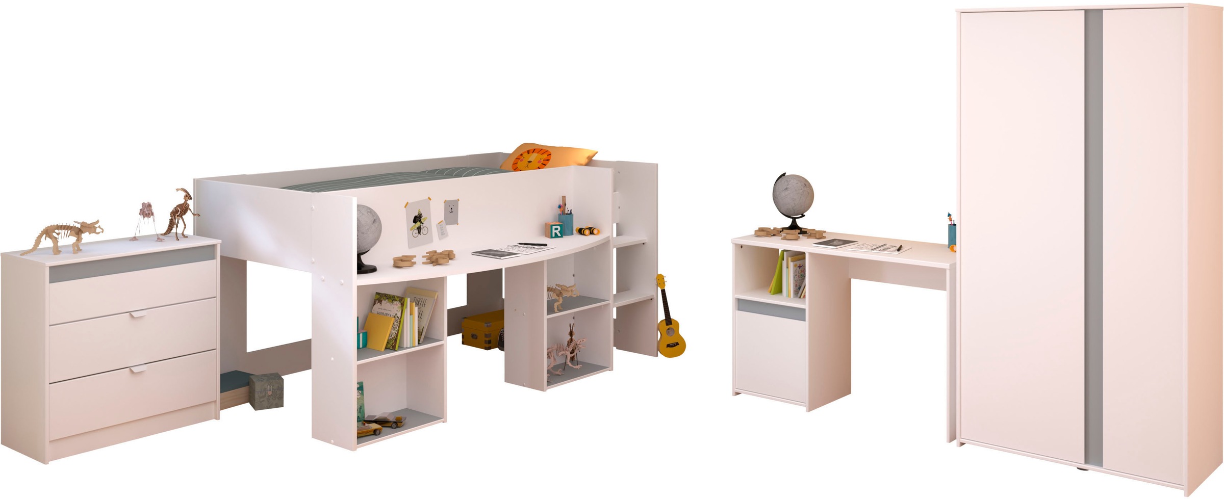 Parisot Jugendzimmer-Set "Pirouette 11" 4 Stk. tlg. günstig online kaufen