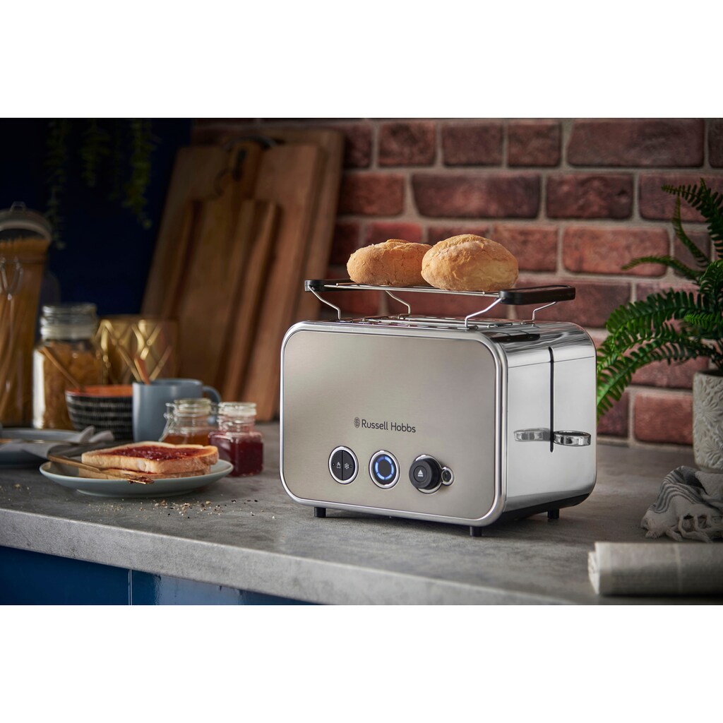 RUSSELL HOBBS Toaster »Distinctions Titanium 26432-56«, 2 kurze Schlitze, für 2 Scheiben, 1600 W