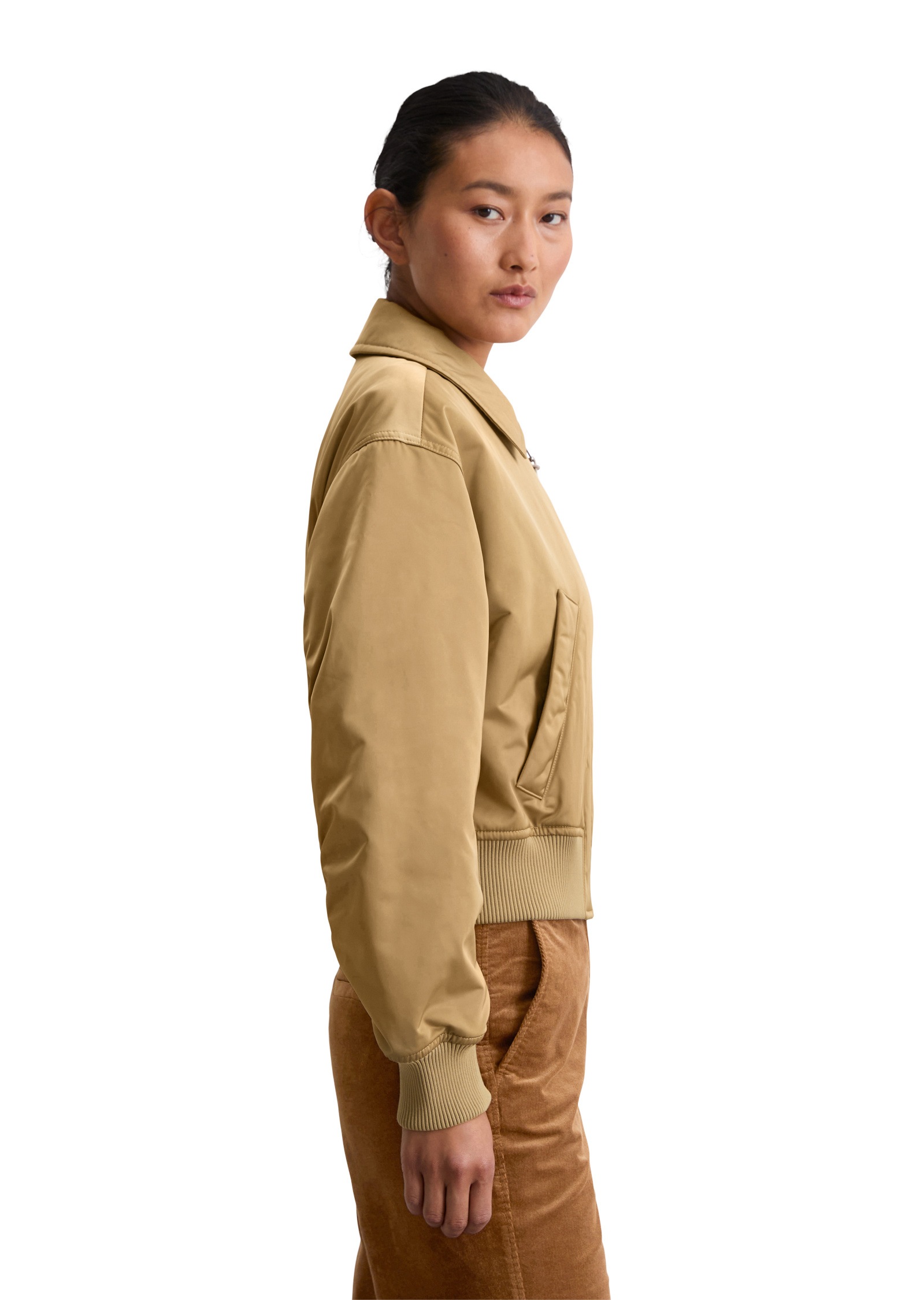 Marc OPolo Outdoorjacke "aus recyceltem Polyester-Twill", ohne Kapuze günstig online kaufen