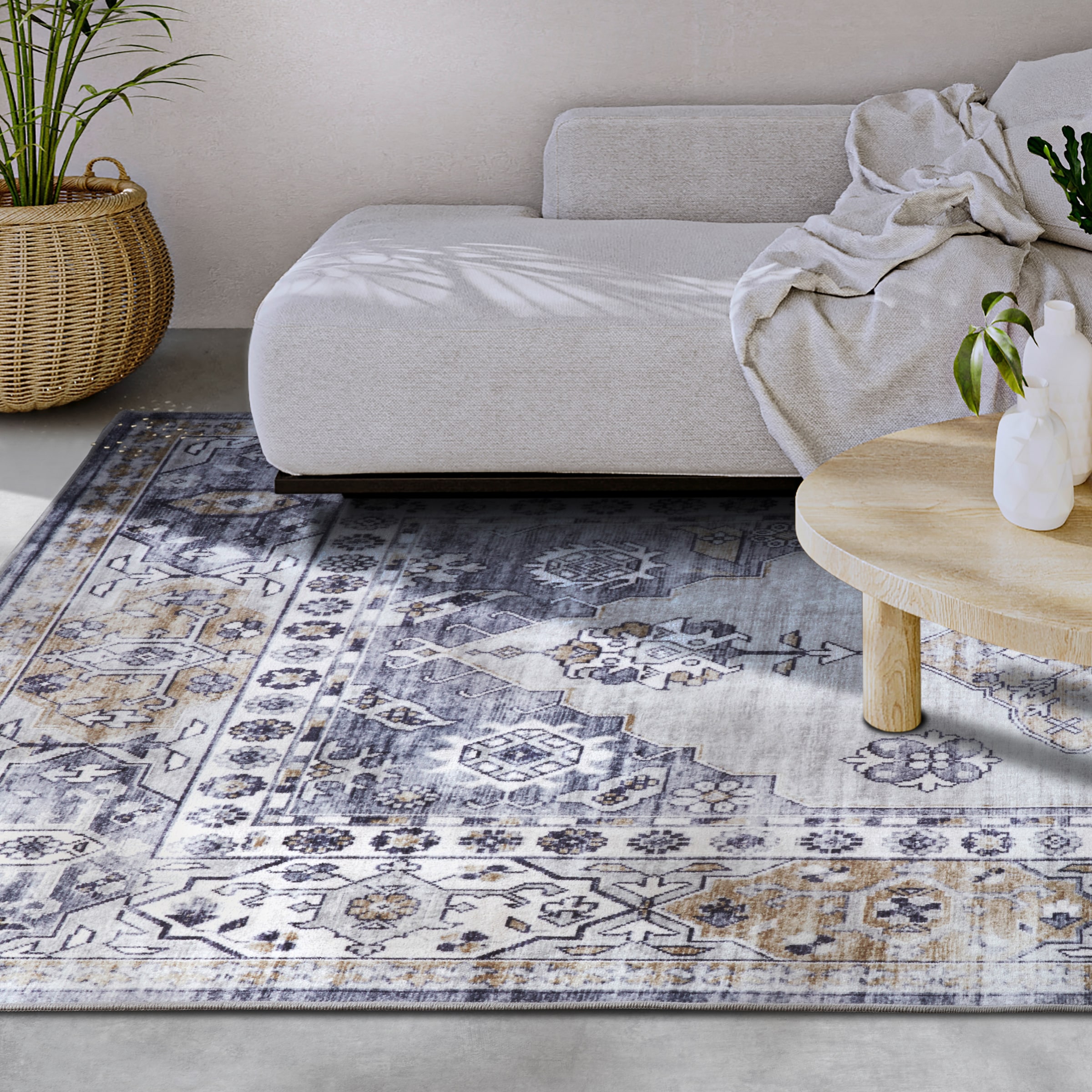 HANSE Home Teppich "Meridiem" rechteckig 5 mm Höhe Kurzflor, Anti Rutsch, O günstig online kaufen