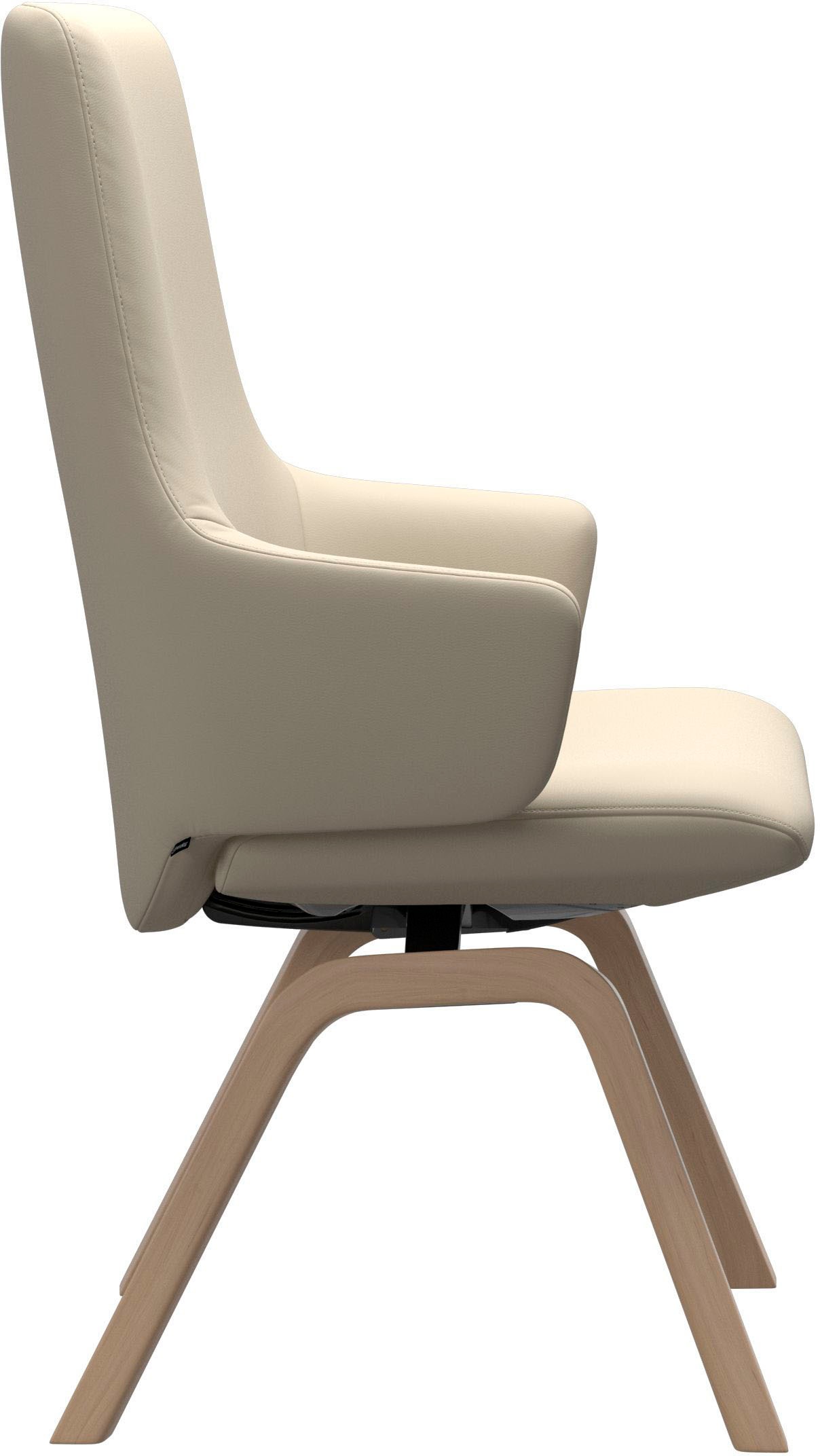 Stressless® Polsterstuhl »Laurel«, Leder BATICK, High Back mit Armlehne, Größe L, mit schräggestellten Beinen