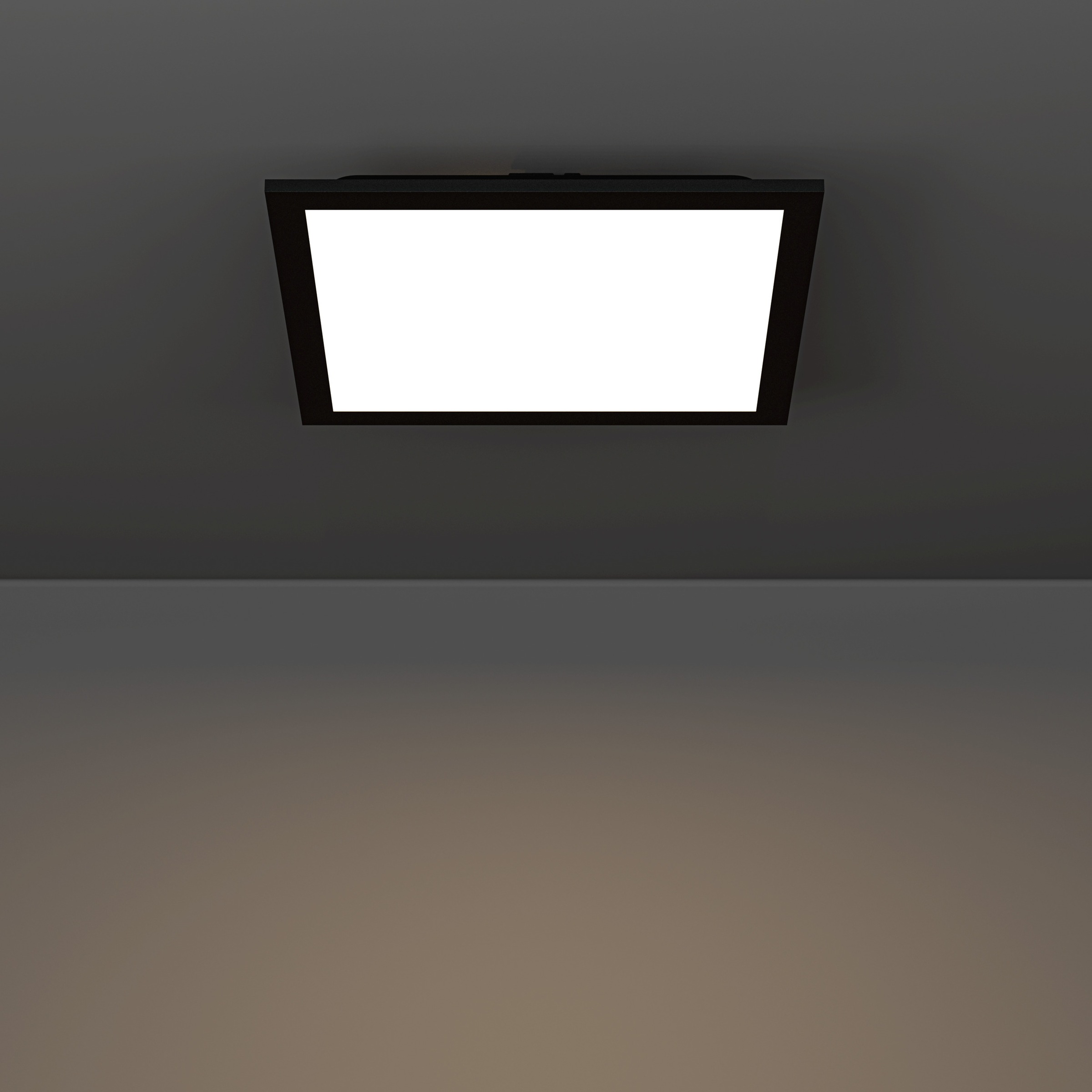 EGLO LED Deckenleuchte »MORADILLO-Z Deckenlampe - Stahl - LED - 14W - IP20« LED-Modul 1 Stk. Kaltweiß | Neutralweiß | RGB | Warmweiß Wohzimmerlampe, Esszimmerlampe, Schlafzimmer, L29,5 x B29,5 x H6,1 cm