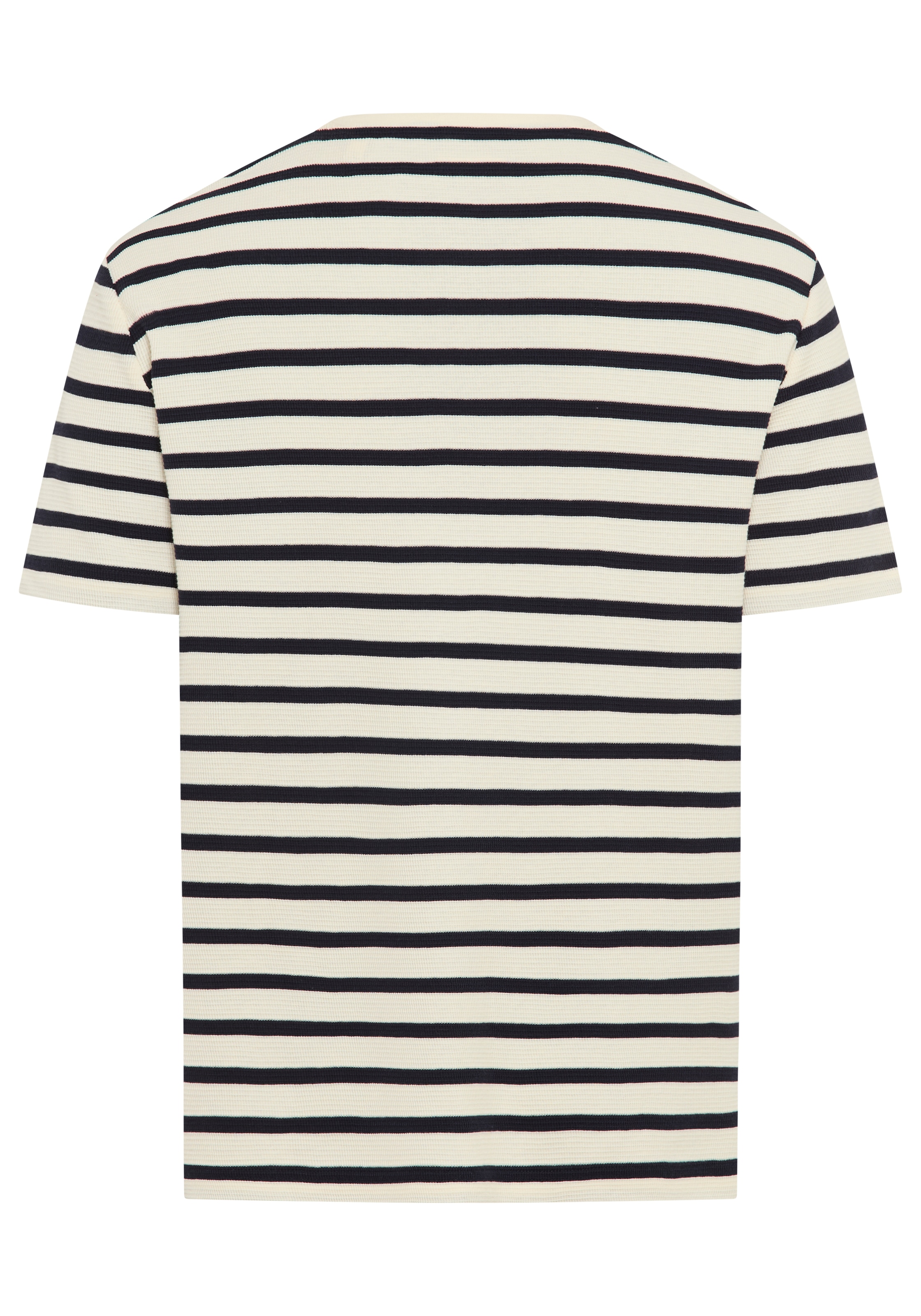 Gant T-Shirt »WAFFLE STRIPE«, mit Struktur, gestreift, regular fit, Rundhals