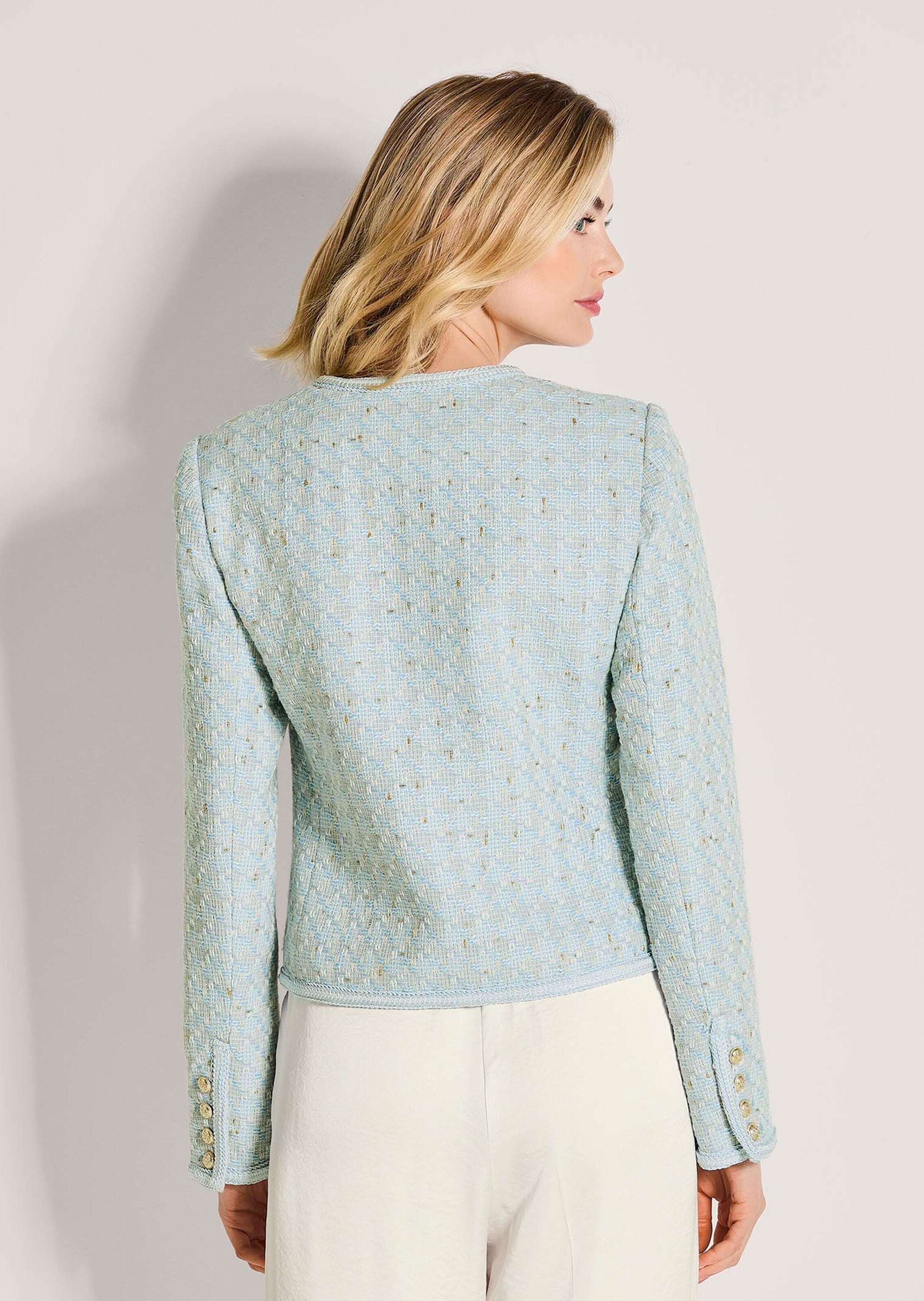 MADELEINE Jackenblazer »Blazer Eleganter Tweed-Blazer mit Glanzgarn« Tweed-Blazer mit Glanzgarn