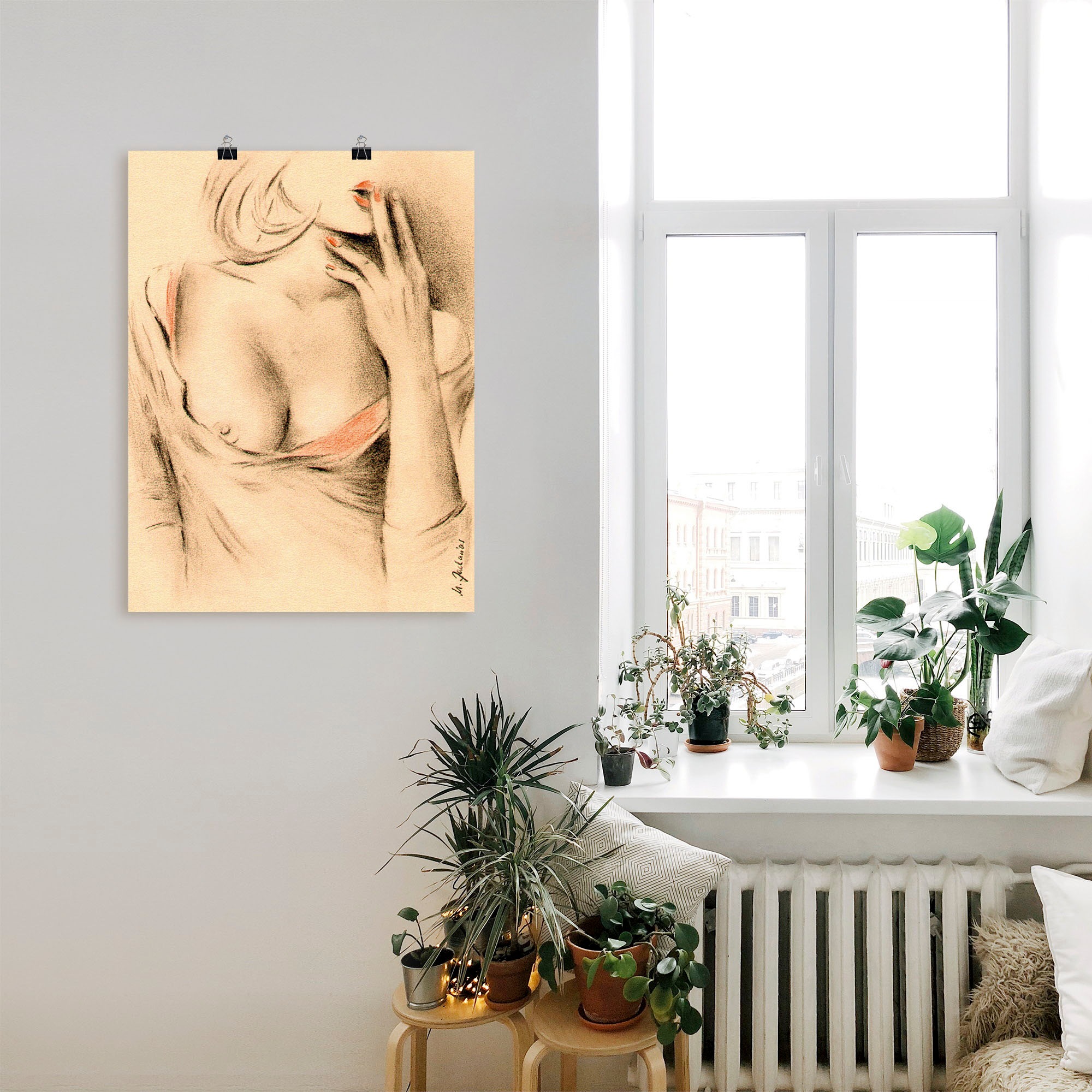 Artland Wandbild »Aphrodite der Moderne«, Frau, (1 St.), als Leinwandbild, Poster, Wandaufkleber in verschied. Größen