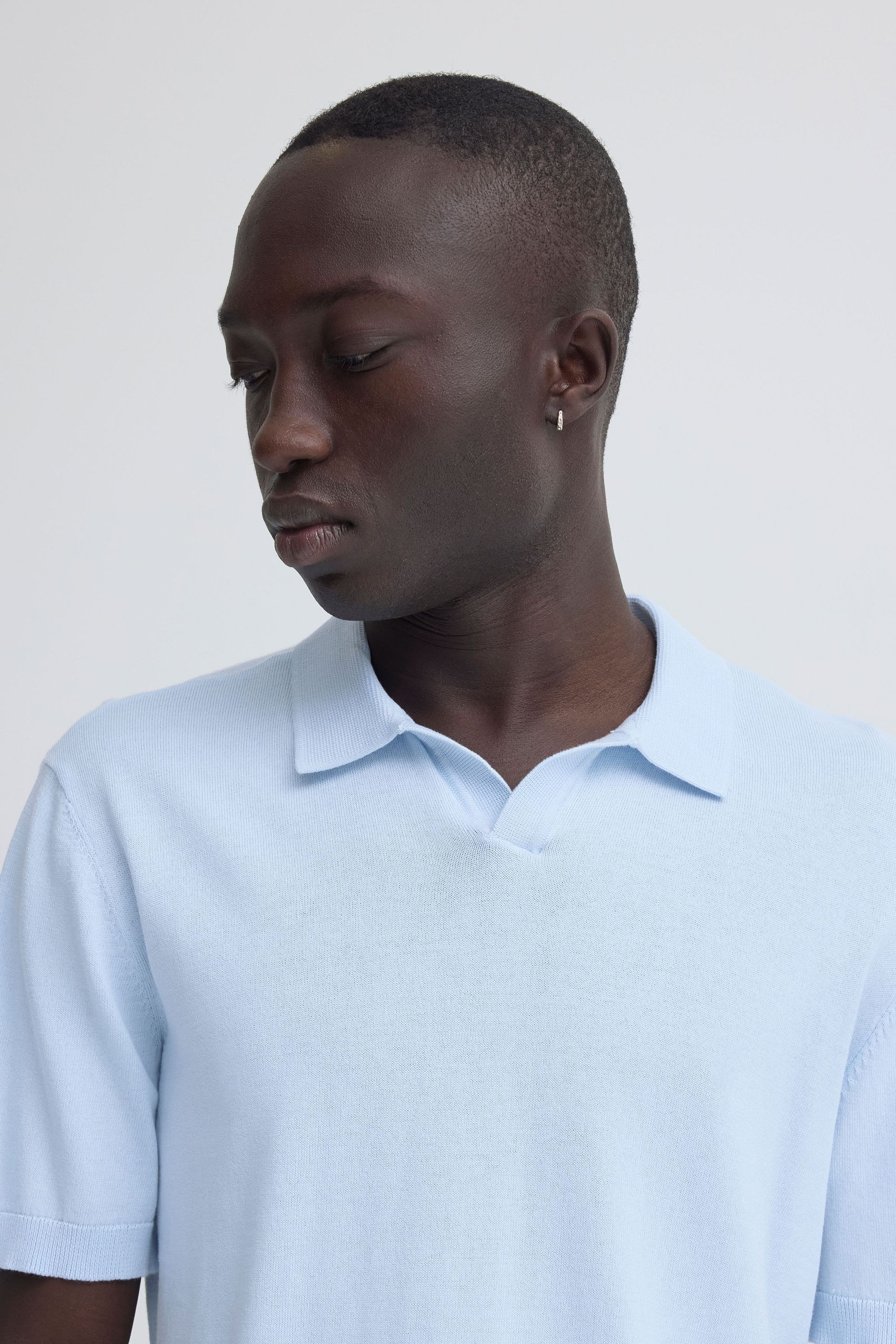 Blend Poloshirt »BHDao Polo« Modernes Feinstrick-Shirt mit V-Ausschnitt und Polokragen