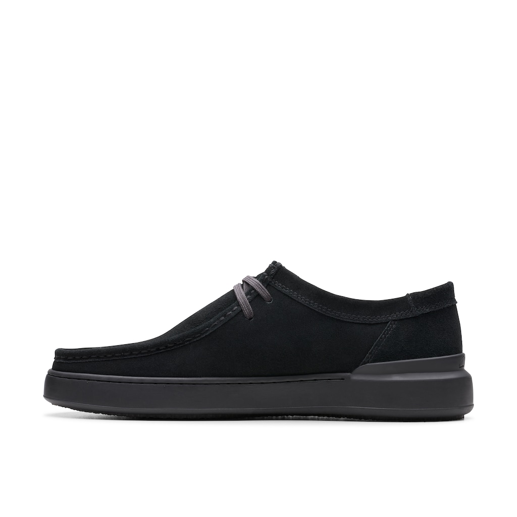 Clarks Schnürschuh »Courtlite Seam«, Herausnehmbares Fußbett, Freizeitschuh, Halbschuh, Schnürschuh