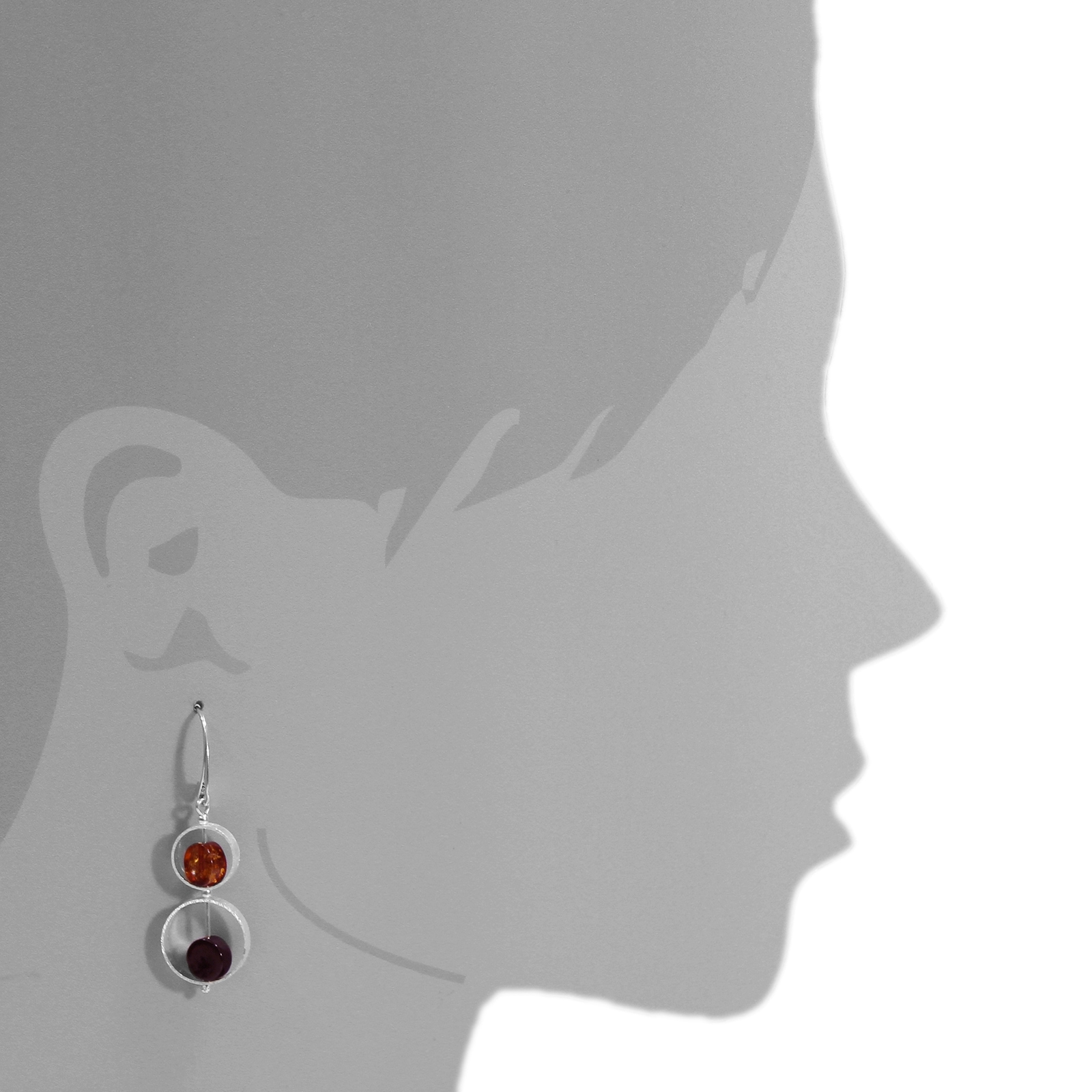 OSTSEE-SCHMUCK Paar Ohrhänger »- Valerie - Silber 925/000 - Bernstein«