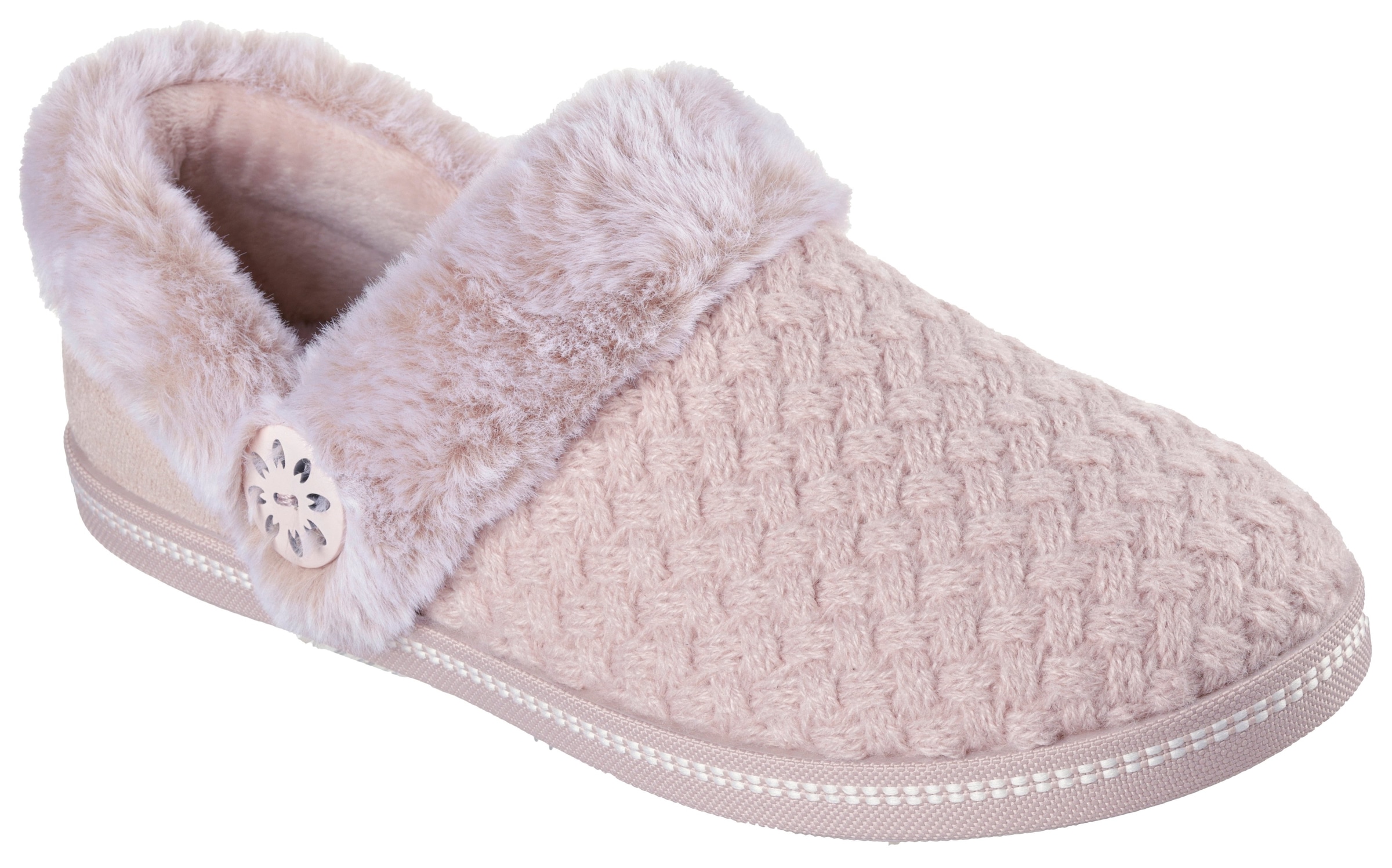 Skechers Plüsch Hausschuhe »COZY CAMPFIRE«, Pantoffel, Slipper mit Warmfutter