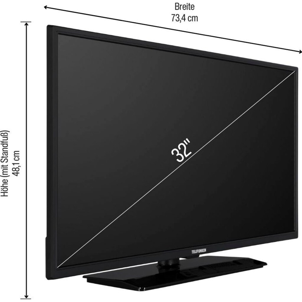 Telefunken LED-Fernseher »D32H554X2CWI«, 80 cm/32 Zoll, HD-ready, Smart-TV