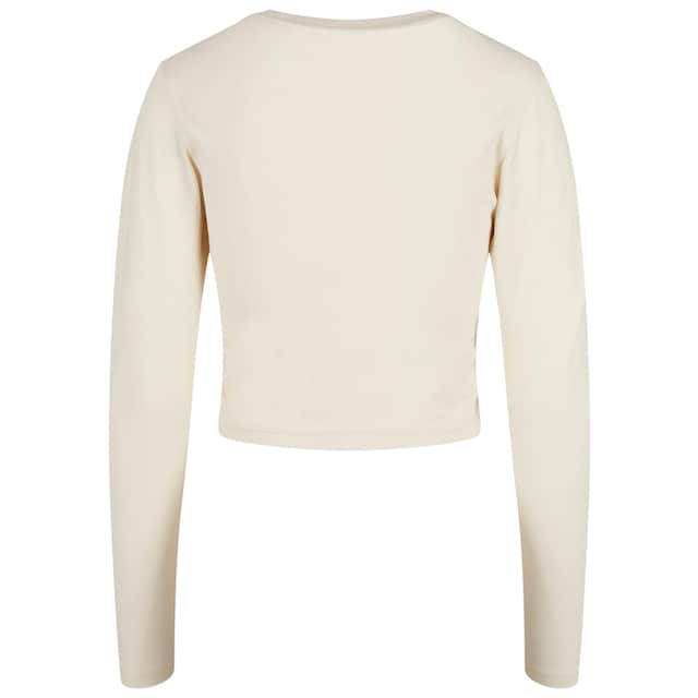 URBAN CLASSICS Langarmshirt »Damen Ladies Organic Cropped Longsleeve«, (1  tlg.) für kaufen | BAUR